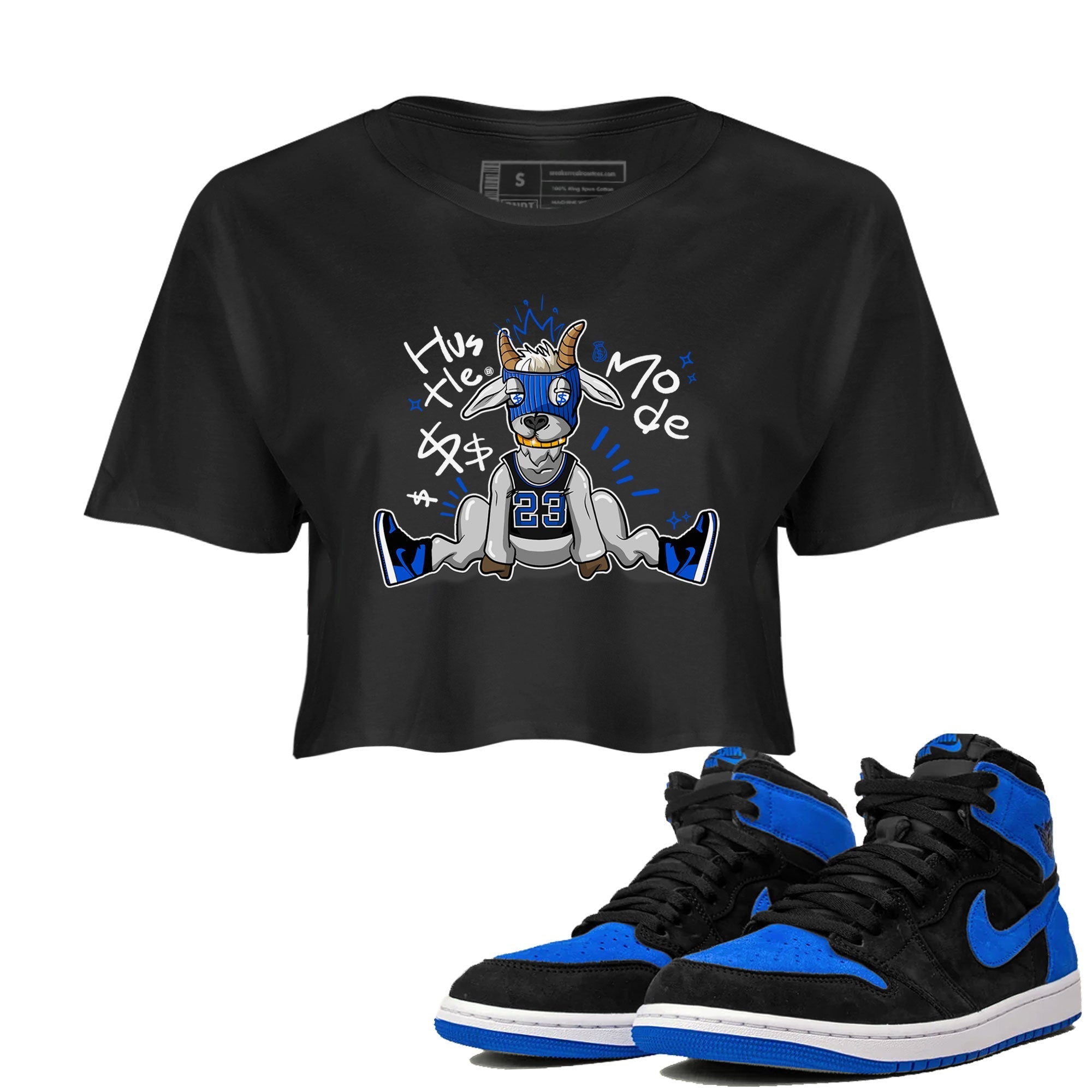 Hustle Goat snkmatch Women's Top - Air Jordan 1 Royal Reimagined
