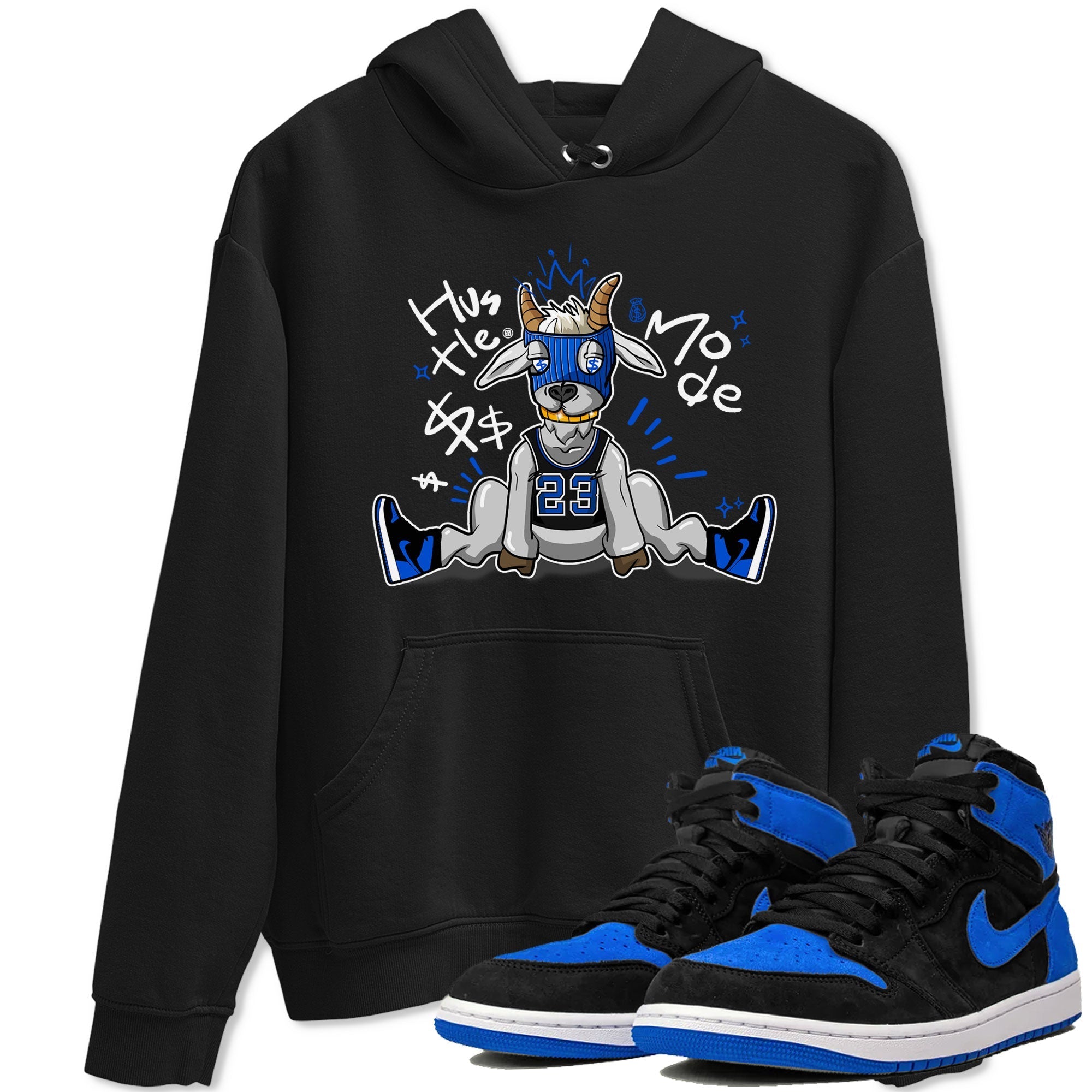 Hustle Goat snkmatch Tee - Air Jordan 1 Royal Reimagined