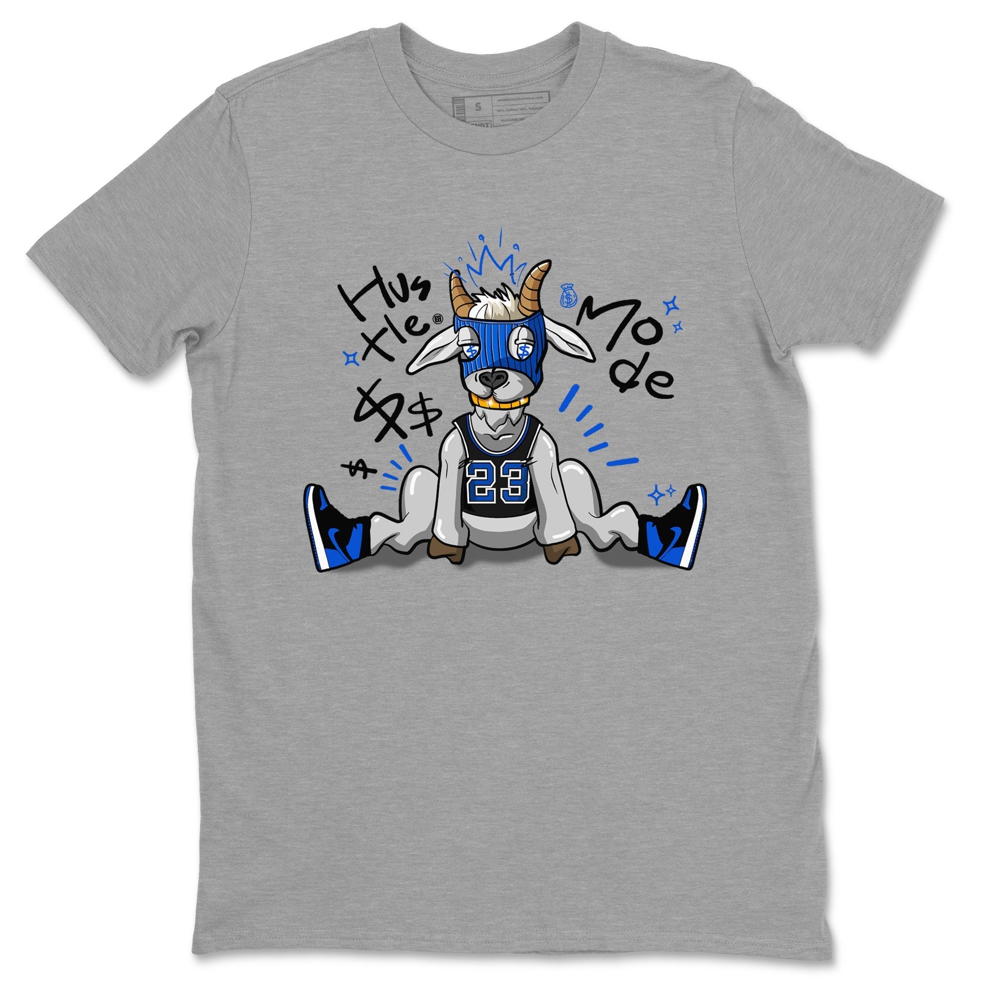 Hustle Goat snkmatch Tee - Air Jordan 1 Royal Reimagined