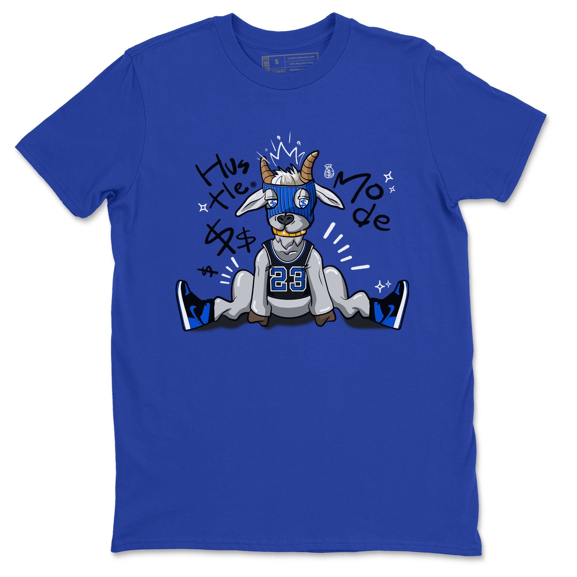 Hustle Goat snkmatch Tee - Air Jordan 1 Royal Reimagined