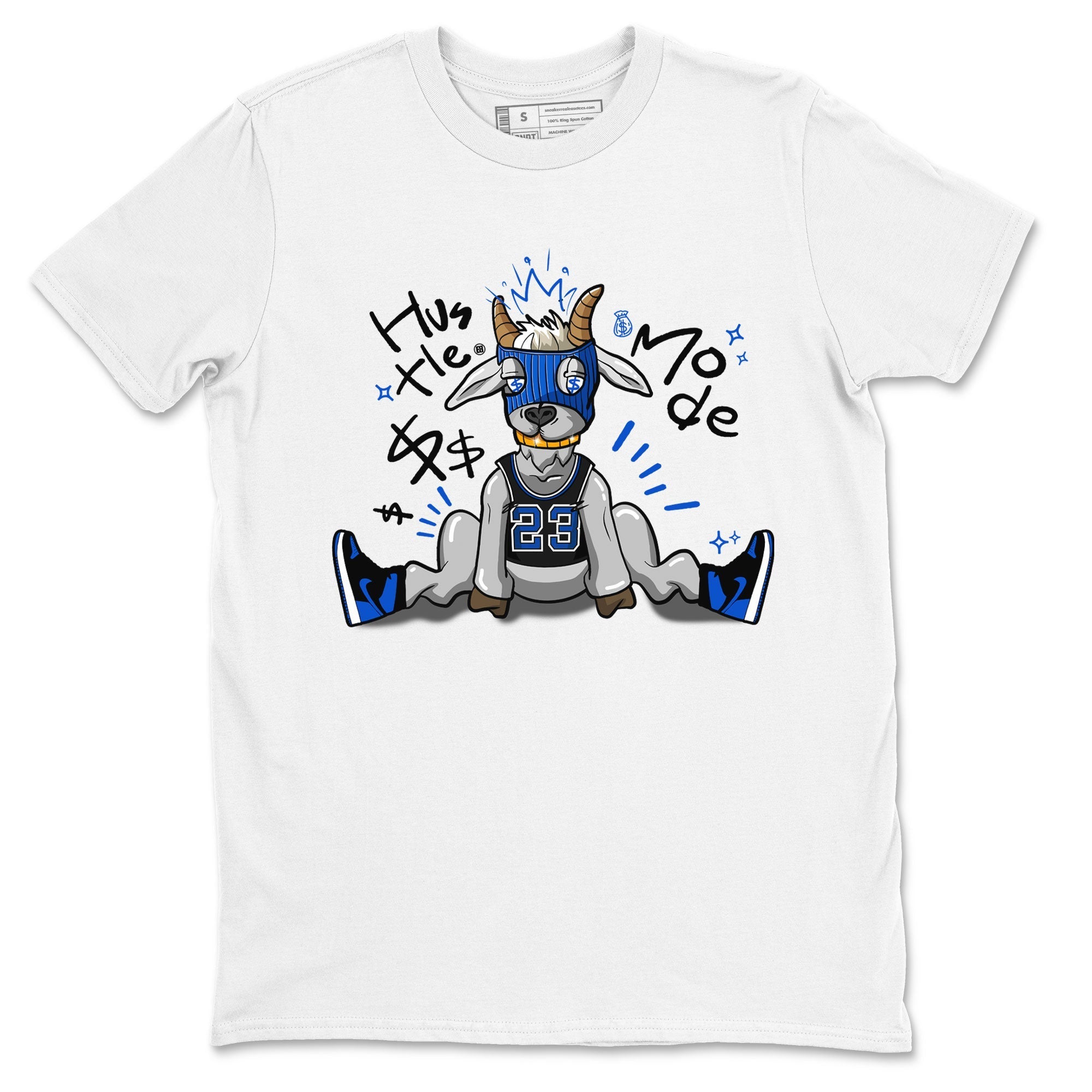Hustle Goat snkmatch Tee - Air Jordan 1 Royal Reimagined