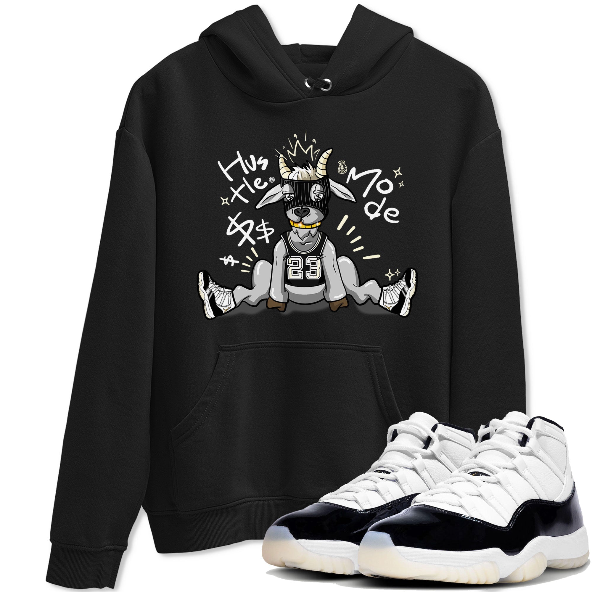 Hustle Goat snkmatch Tee - Air Jordan 11 Gratitude