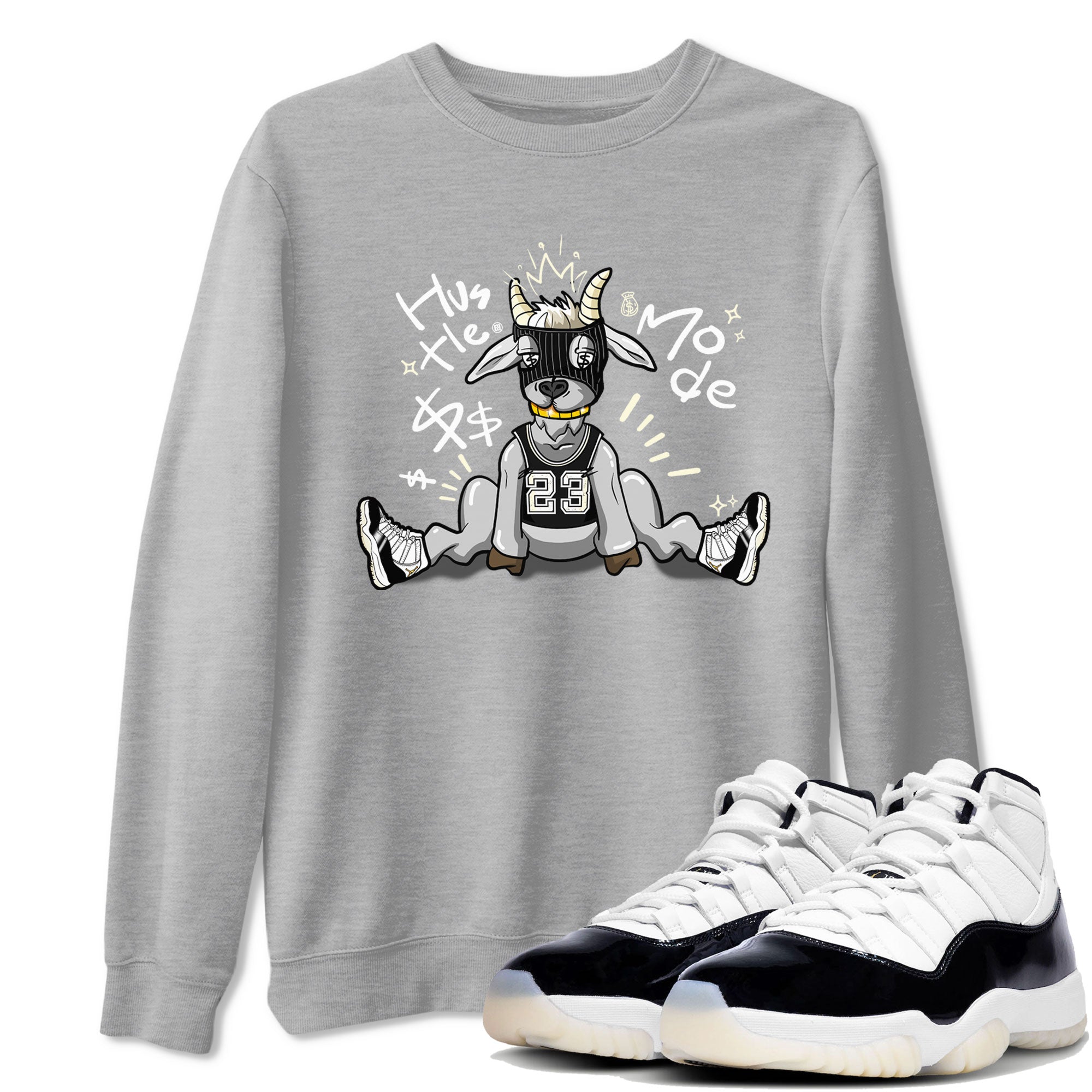 Hustle Goat snkmatch Tee - Air Jordan 11 Gratitude