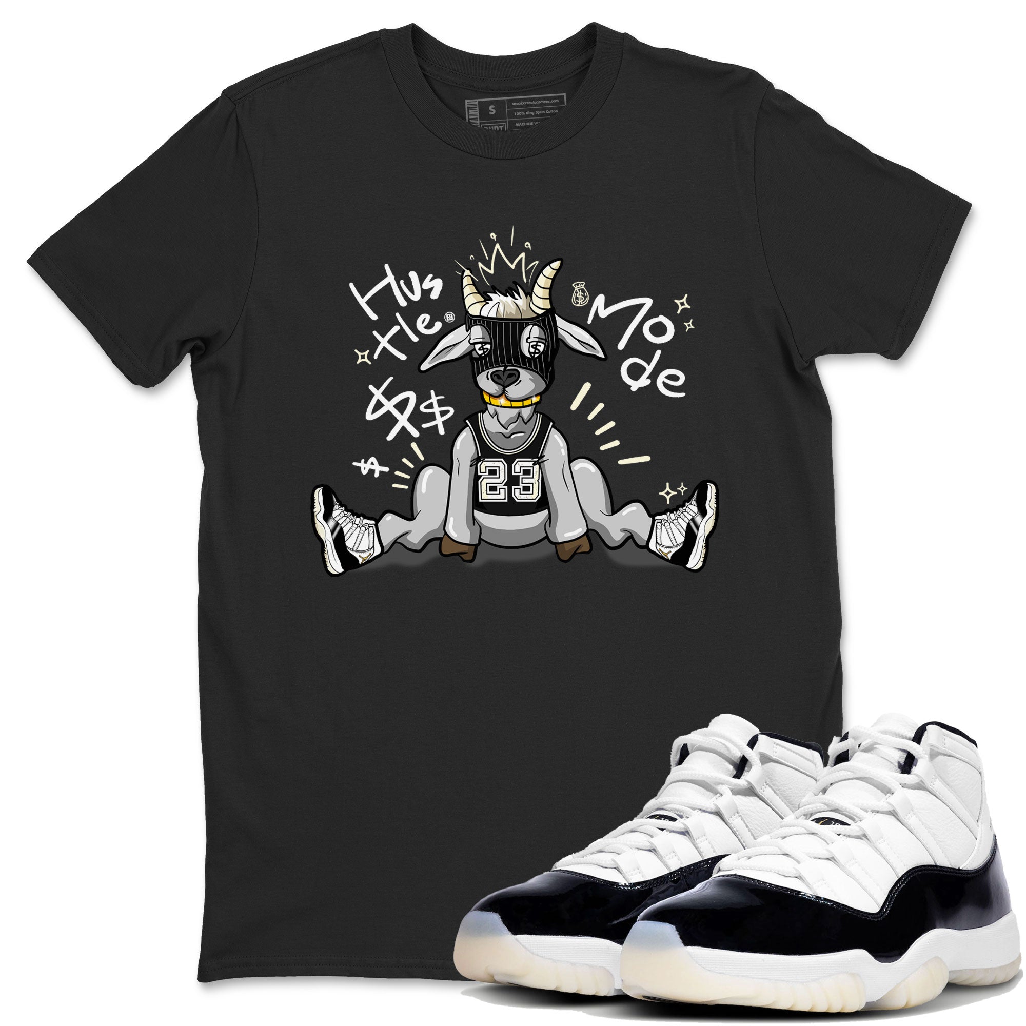 Hustle Goat snkmatch Tee - Air Jordan 11 Gratitude