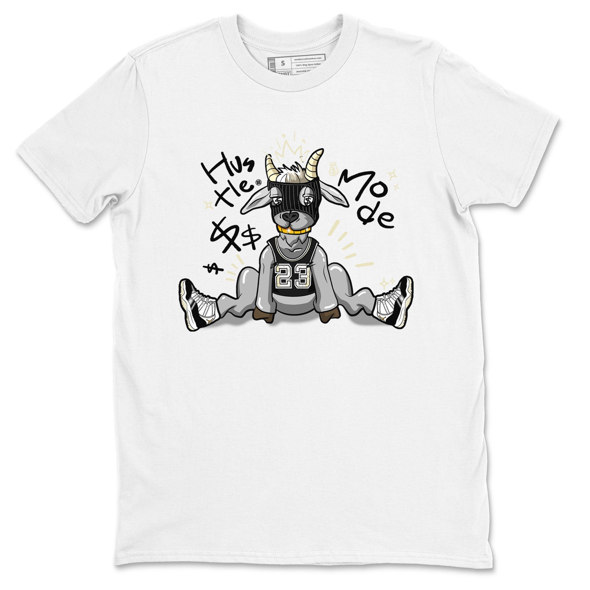Hustle Goat snkmatch Tee - Air Jordan 11 Gratitude
