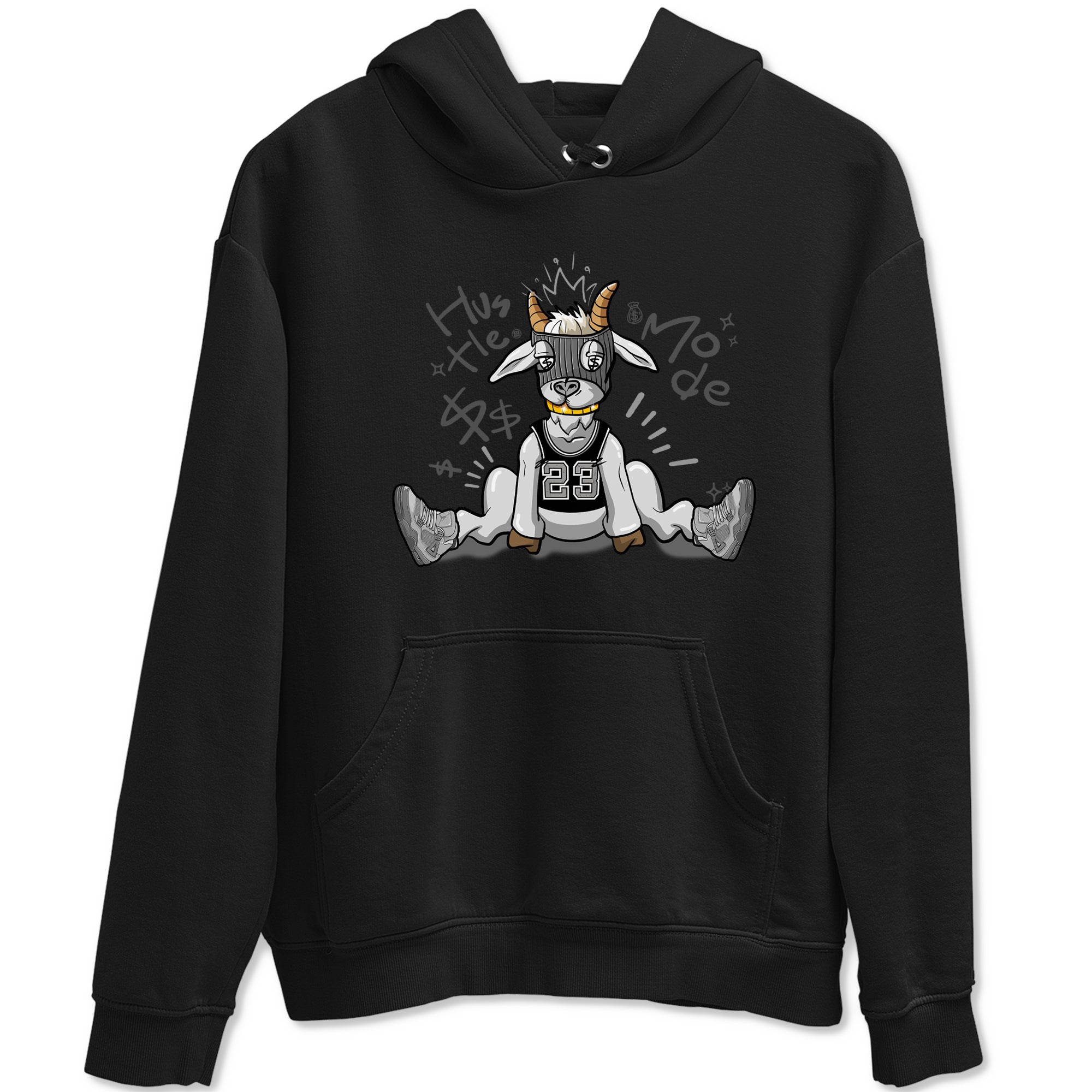 Hustle Goat snkmatch Tees - Air Jordan 4 Wet Cement
