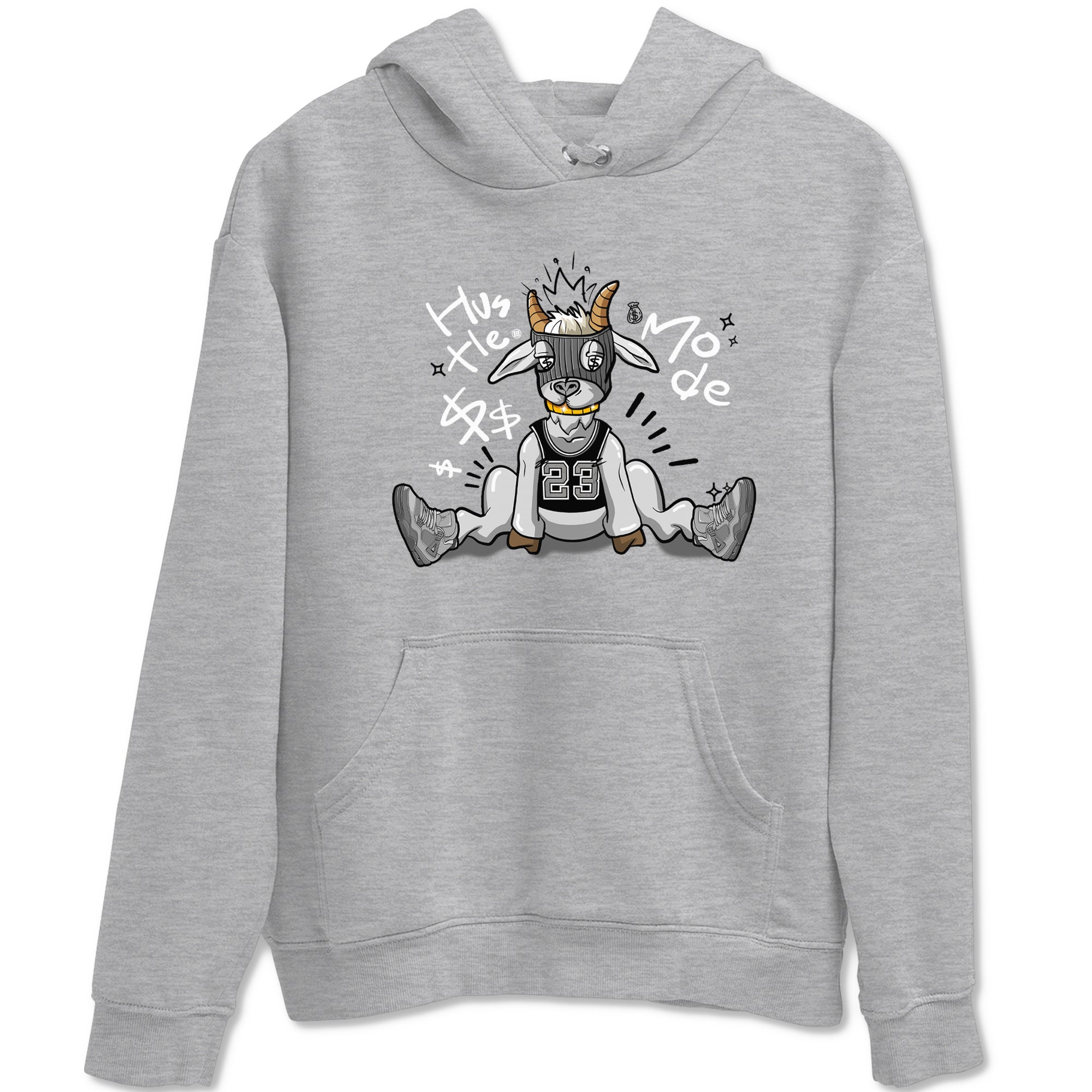 Hustle Goat snkmatch Tees - Air Jordan 4 Wet Cement