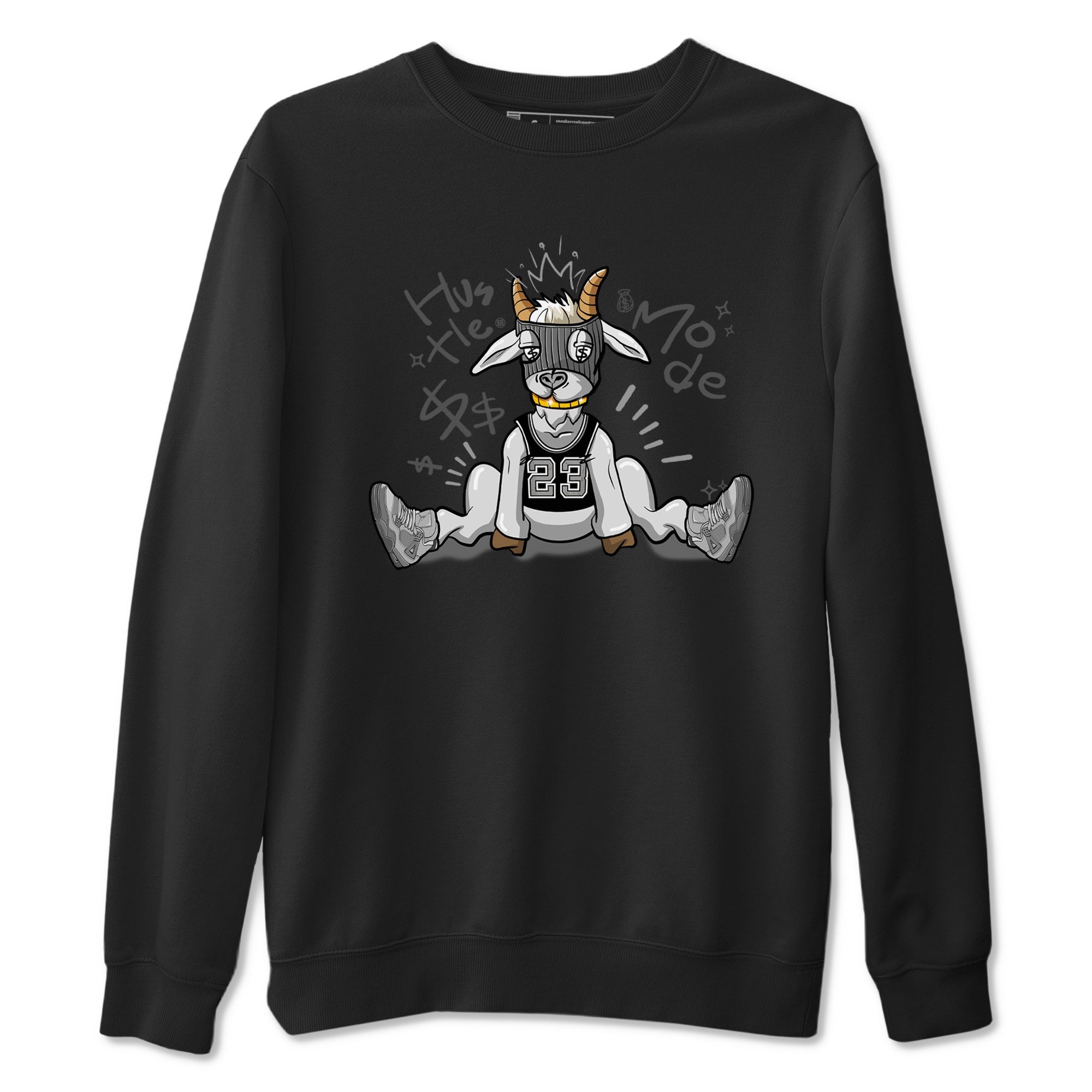 Hustle Goat snkmatch Tees - Air Jordan 4 Wet Cement