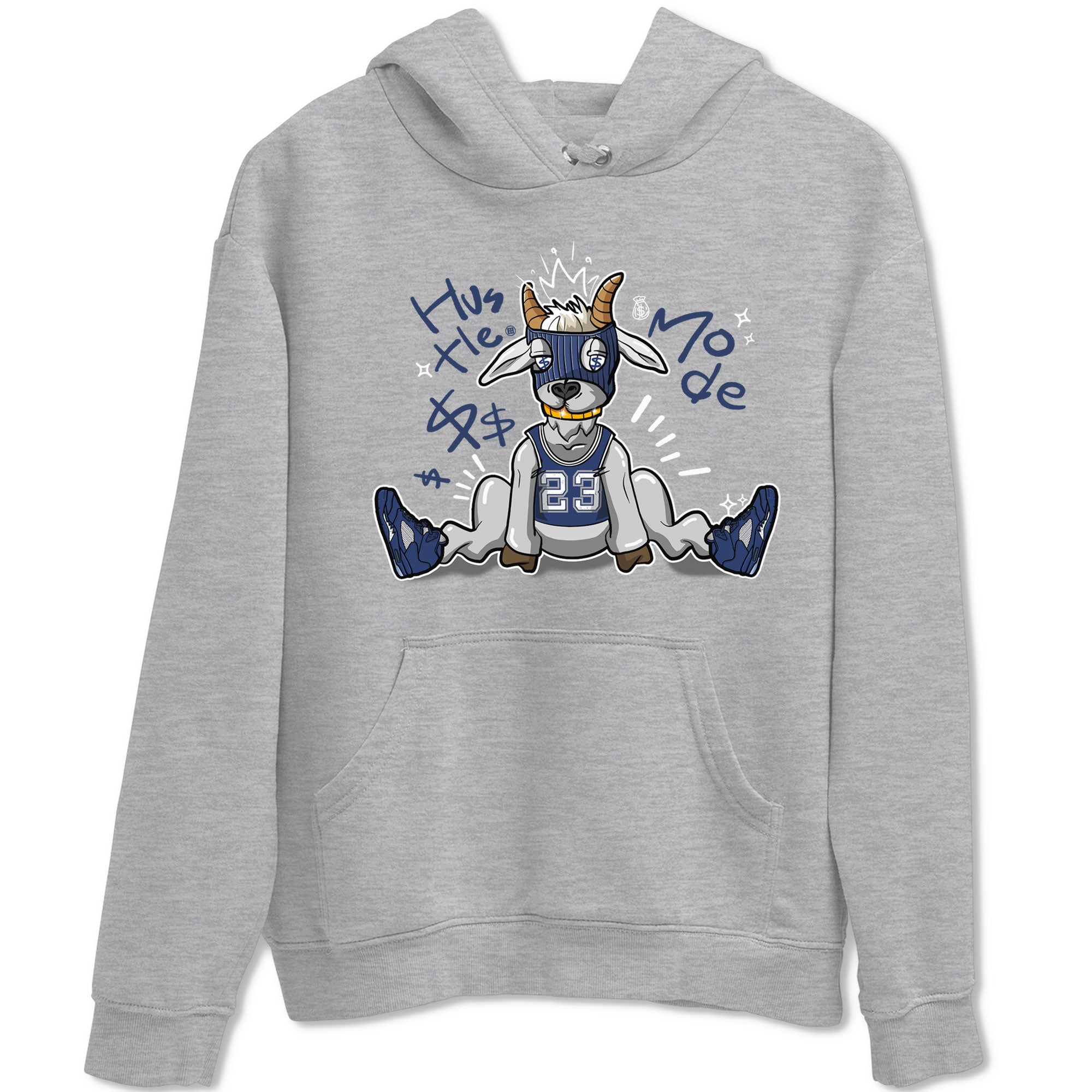 Hustle Goat snkmatch Tee - Air Jordan 5 Georgetown