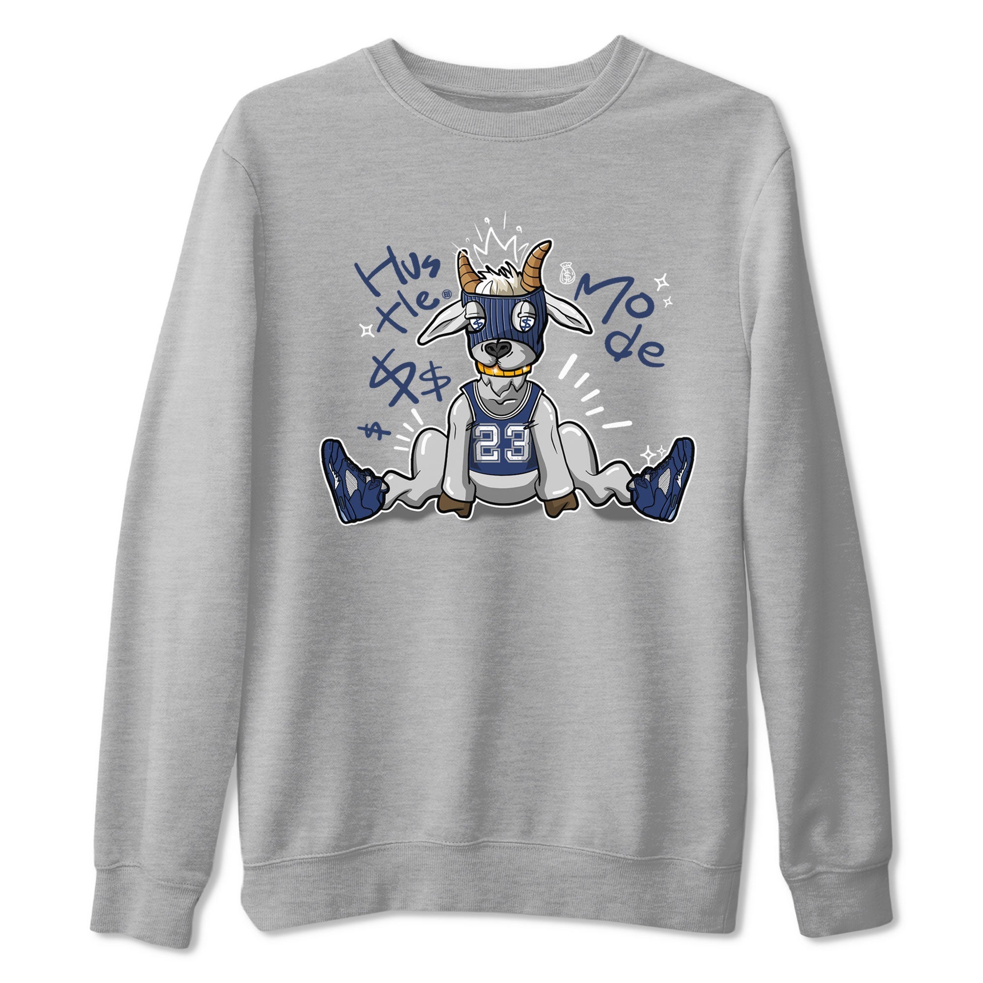 Hustle Goat snkmatch Tee - Air Jordan 5 Georgetown