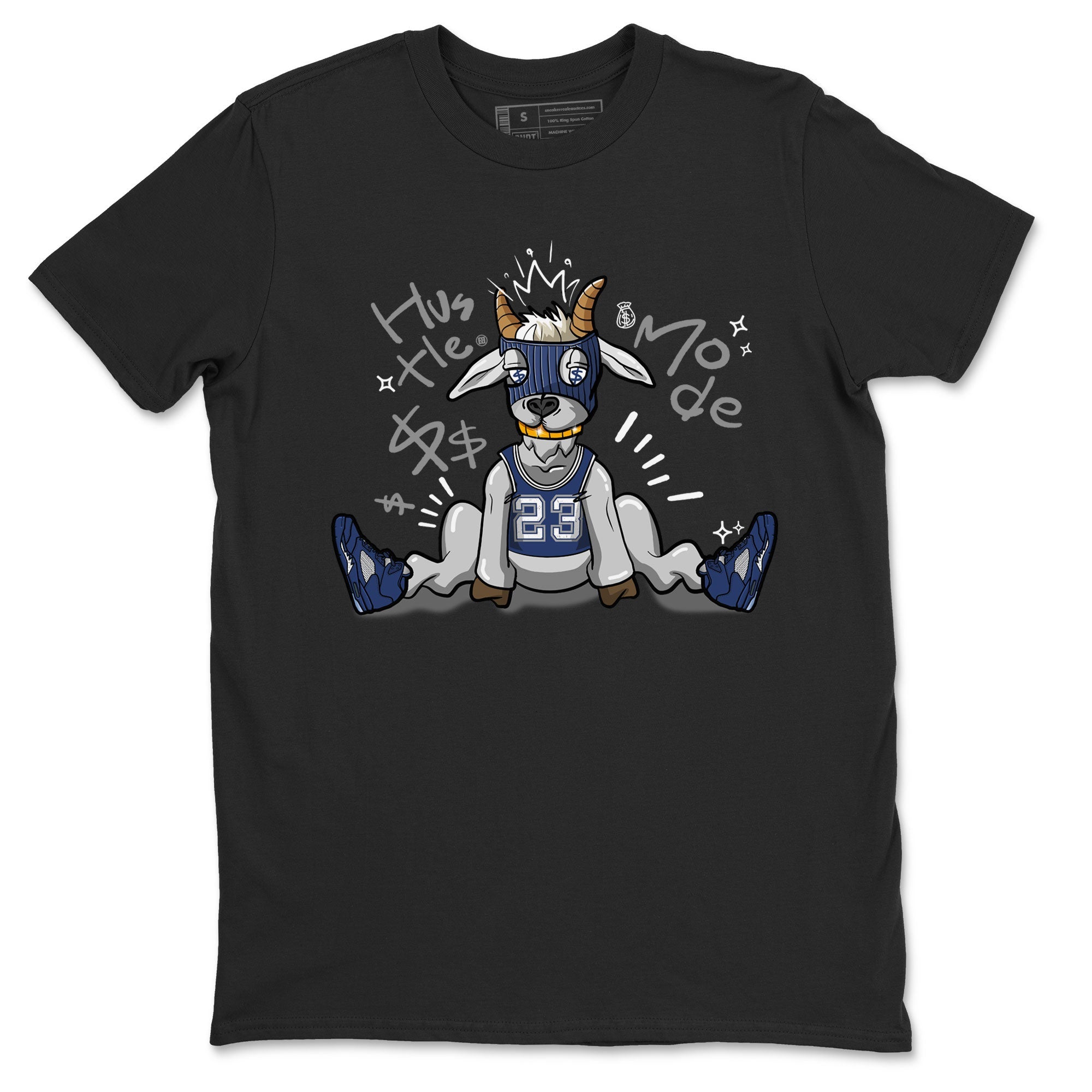 Hustle Goat snkmatch Tee - Air Jordan 5 Georgetown