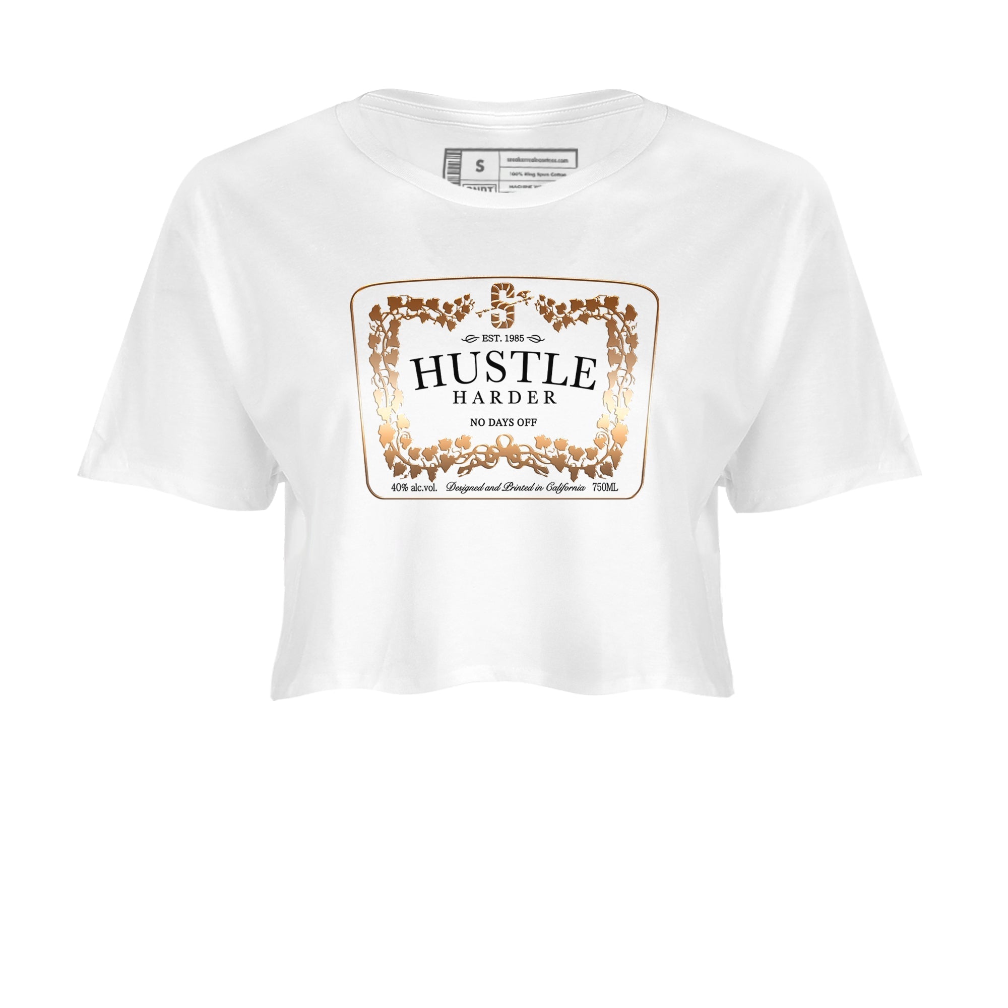 Hustle Harder snkmatch Women's Top - Air Foamposite One Metallic Copper