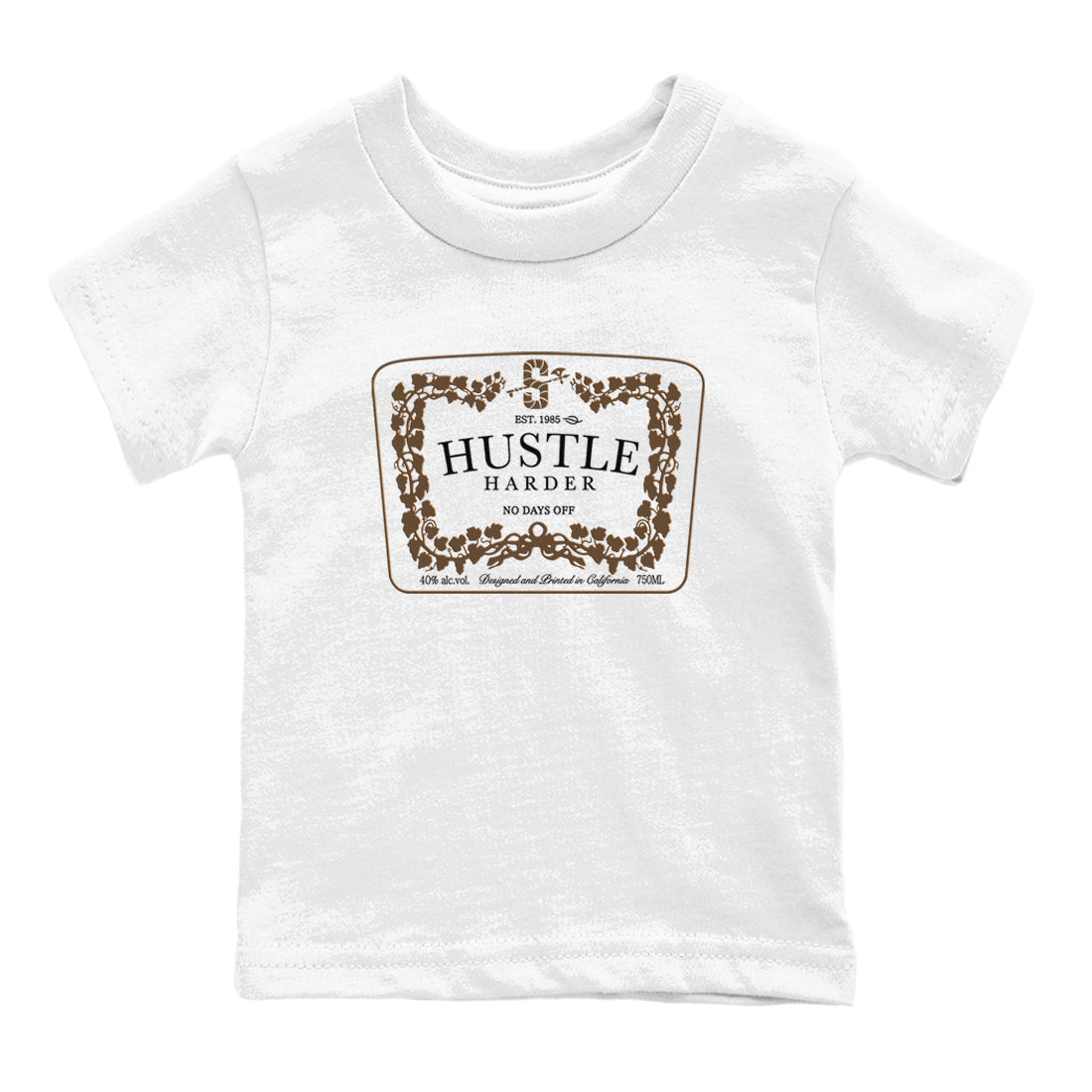Hustle Harder snkmatch Tees Kids - Air Jordan 1 Mocha