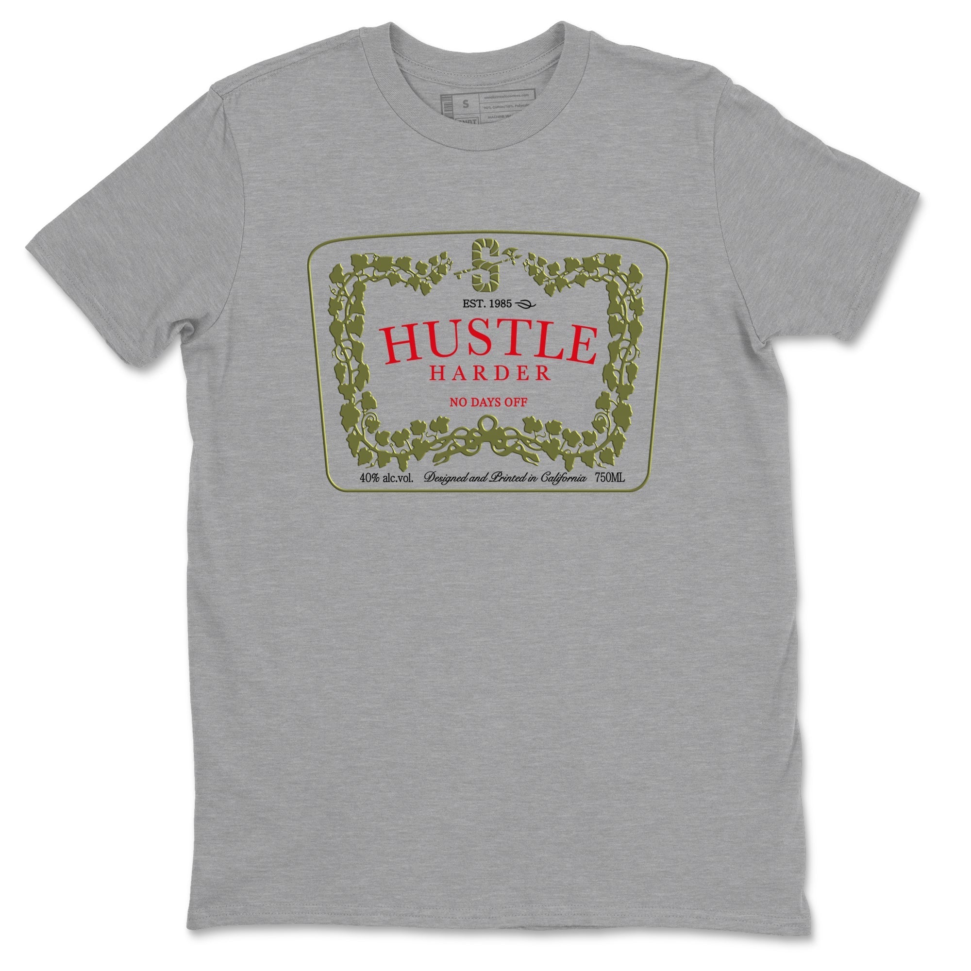 Hustle Harder snkmatch Tees - Air Jordan 1 Travis Scott Medium Olive
