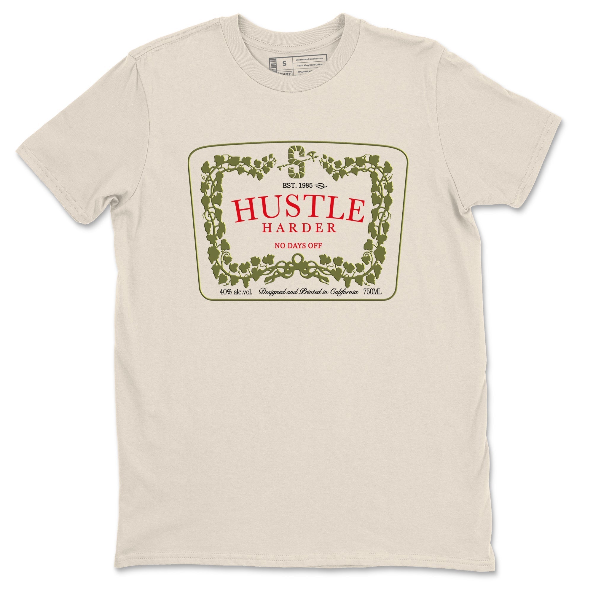 Hustle Harder snkmatch Tees - Air Jordan 1 Travis Scott Medium Olive