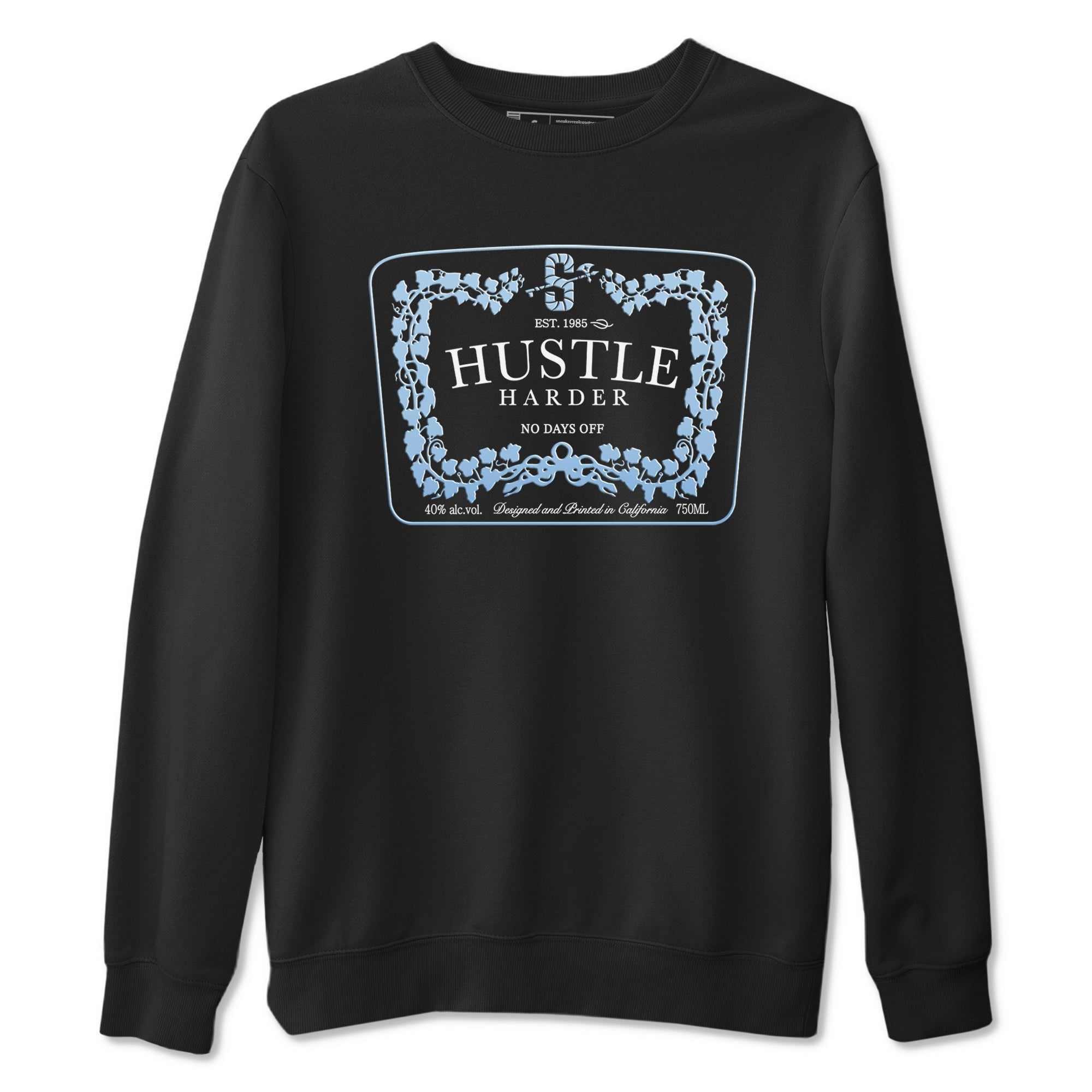 Hustle Harder snkmatch Tees - Air Jordan 11 Retro Legend Blue