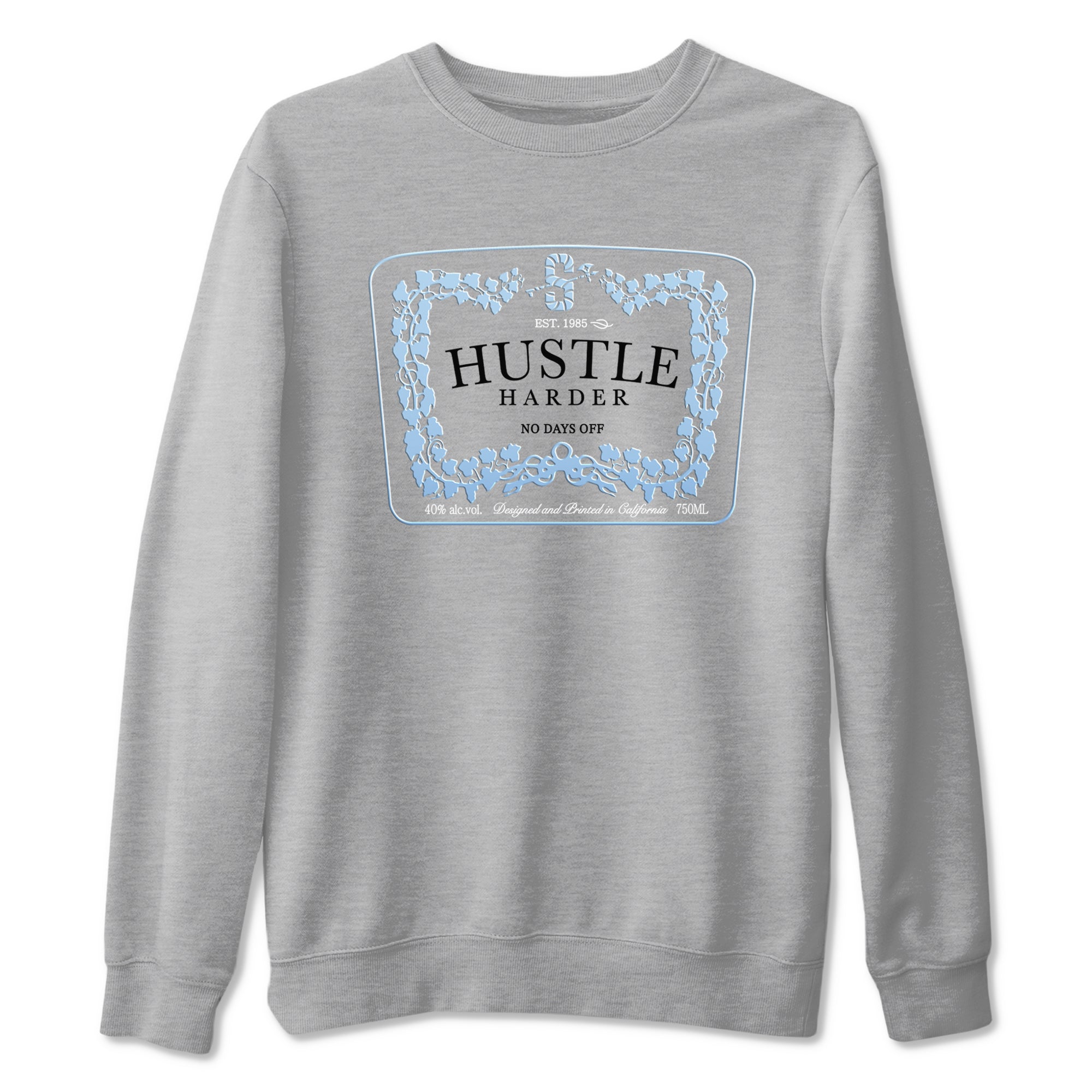 Hustle Harder snkmatch Tees - Air Jordan 11 Retro Legend Blue
