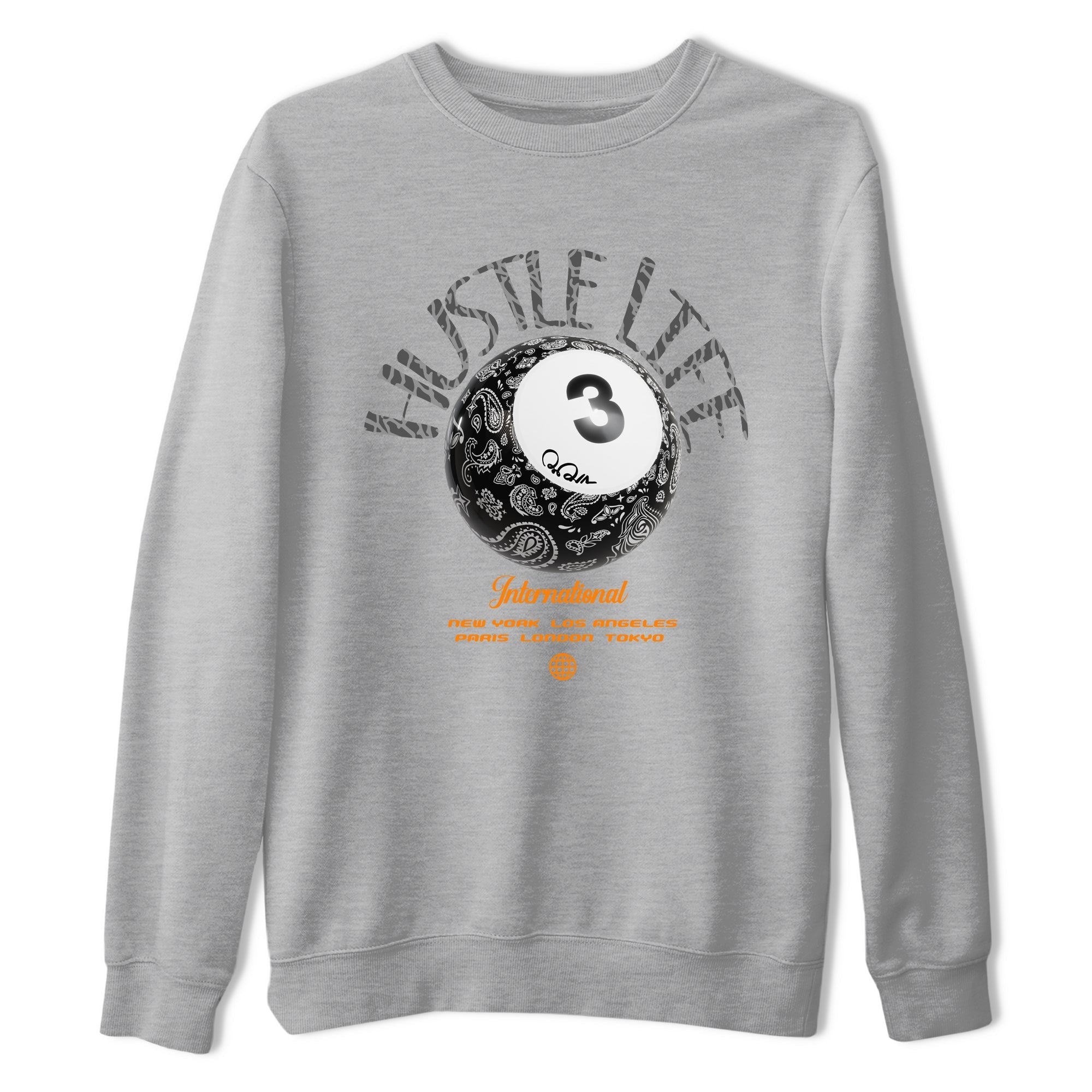 Hustle Life snkmatch Tee - Air Jordan 3 Fear