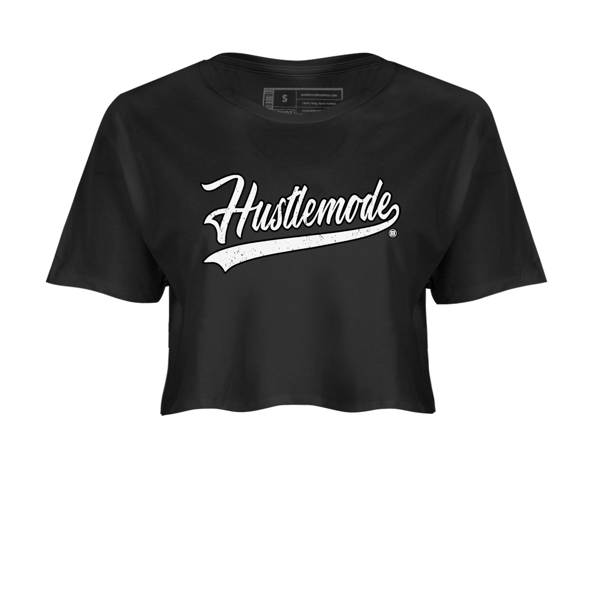 Hustle Mode snkmatch Women's Top - Air Jordan 1 Black White