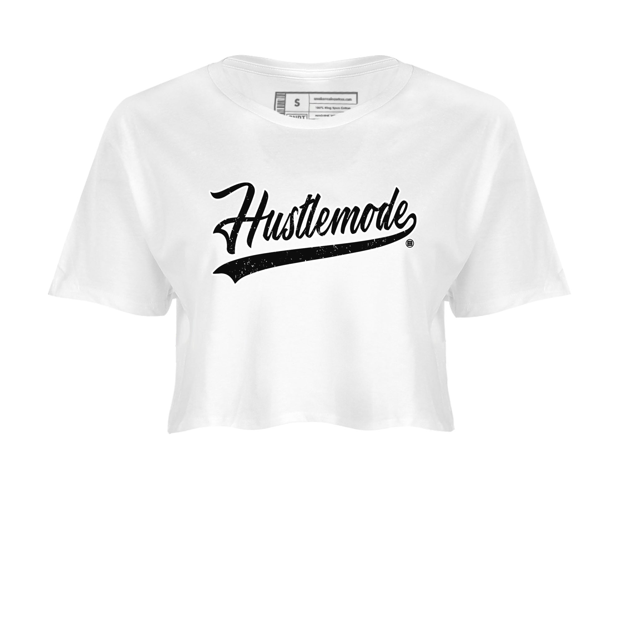 Hustle Mode snkmatch Women's Top - Air Jordan 1 Black White