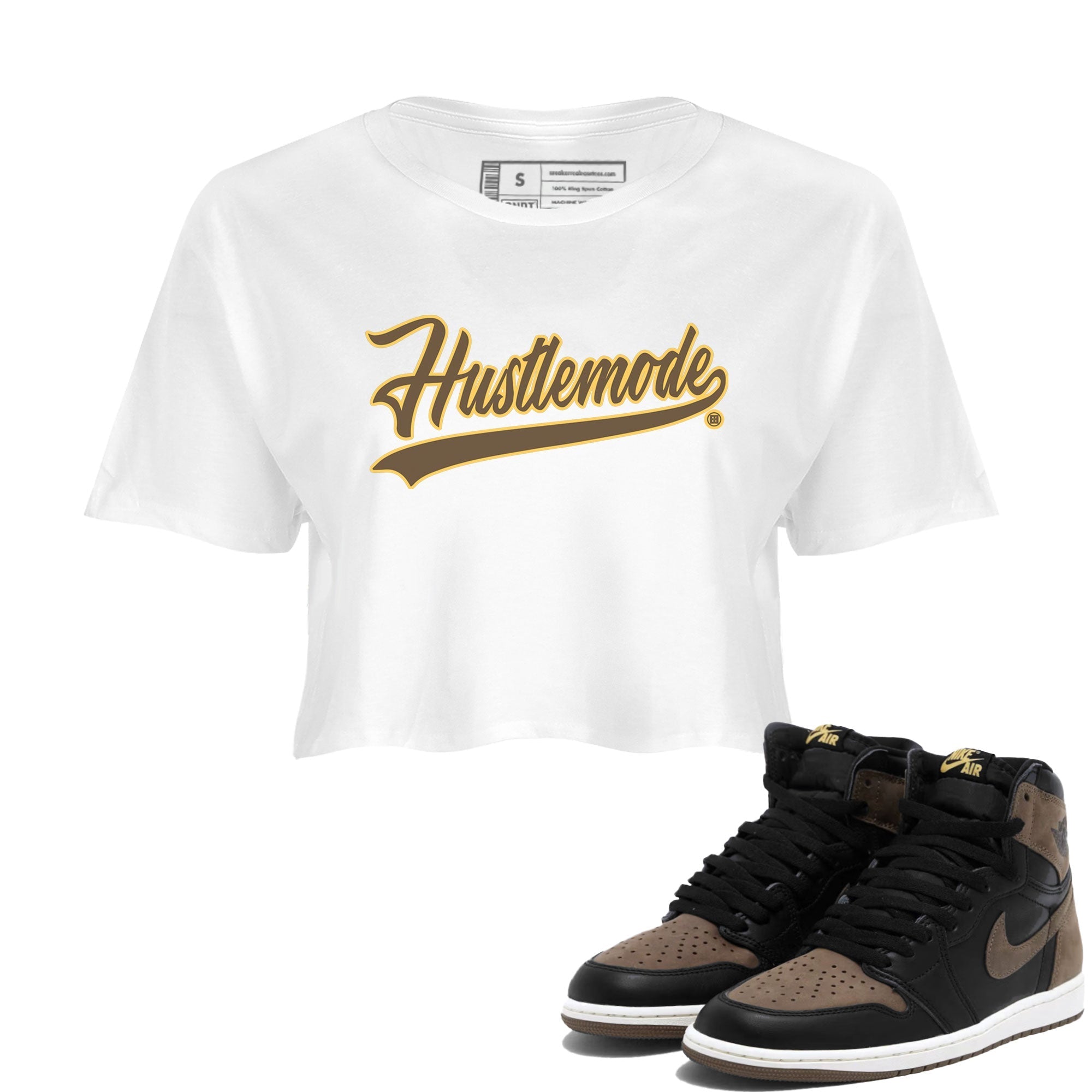 Hustle Mode snkmatch Women's Top - Air Jordan 1 Palomino
