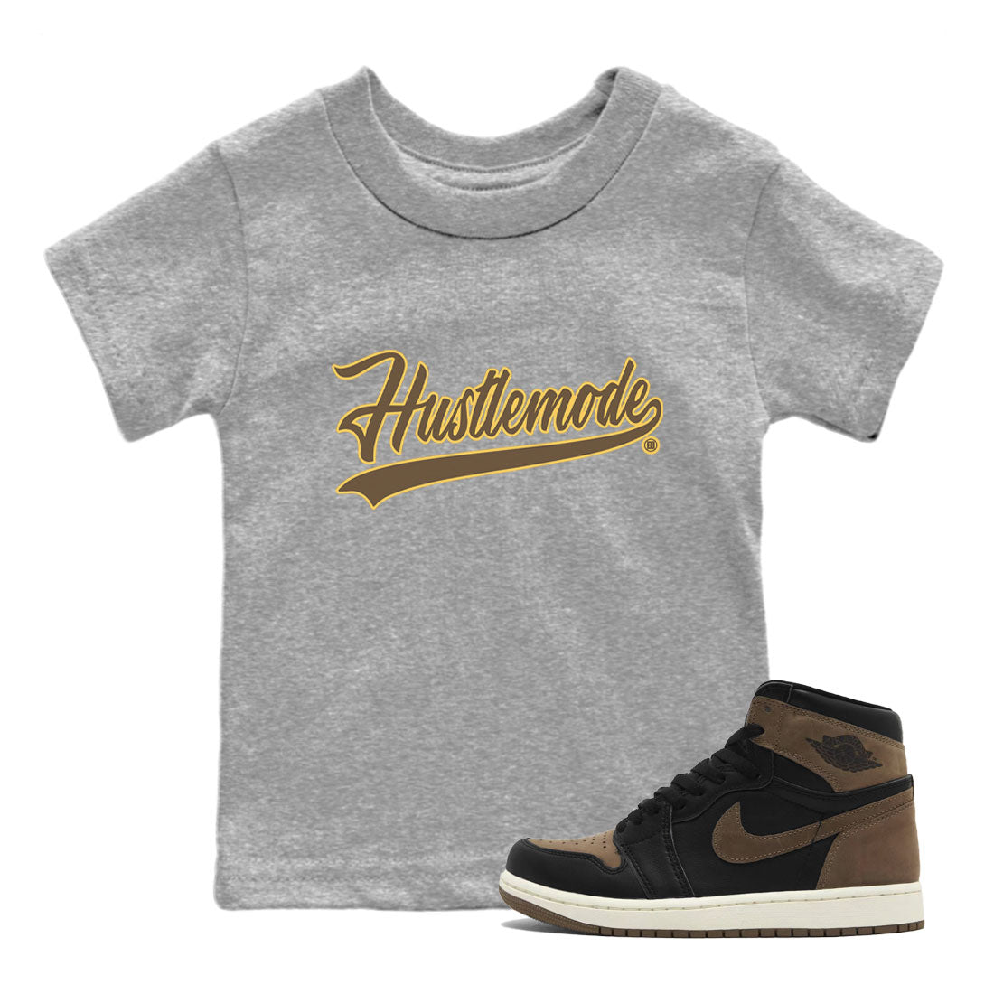 Hustle Mode snkmatch Tee Kids - Air Jordan 1 Palomino