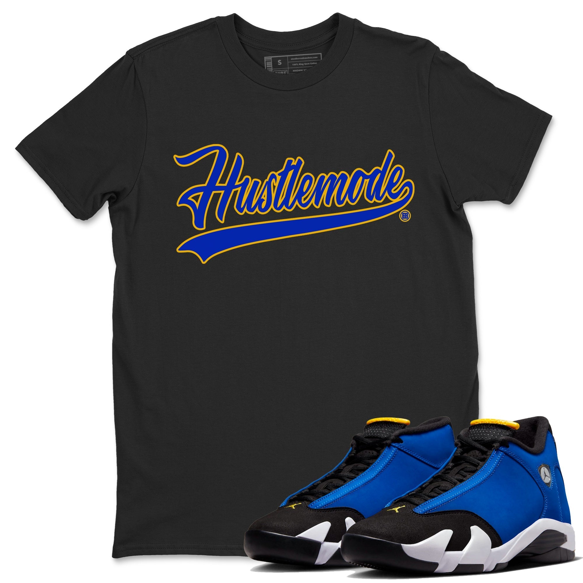 Hustle Mode Unisex Tops - Air Jordan 14 Laney