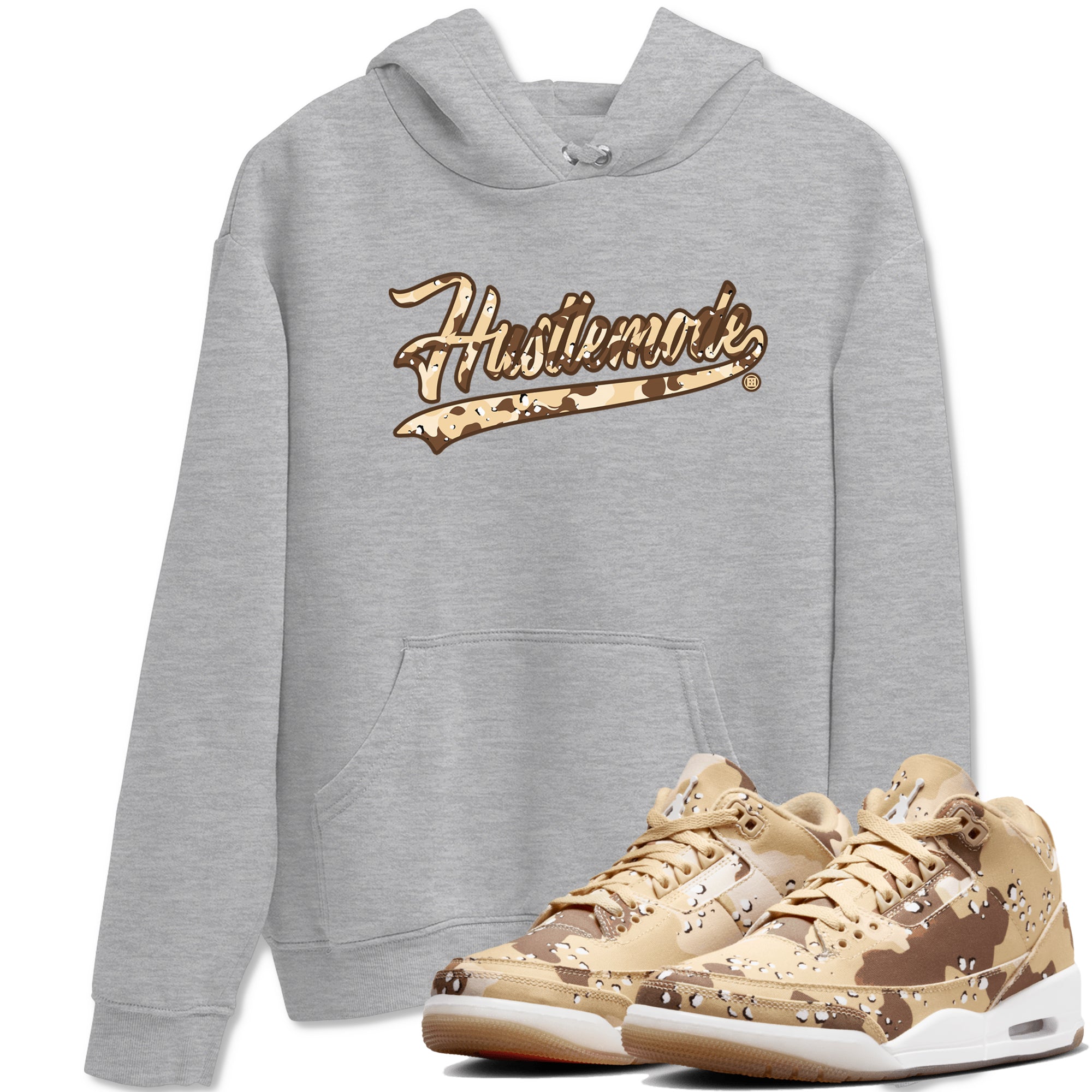 Hustle Mode snkmatch Tees - Air Jordan 3 Desert Camo