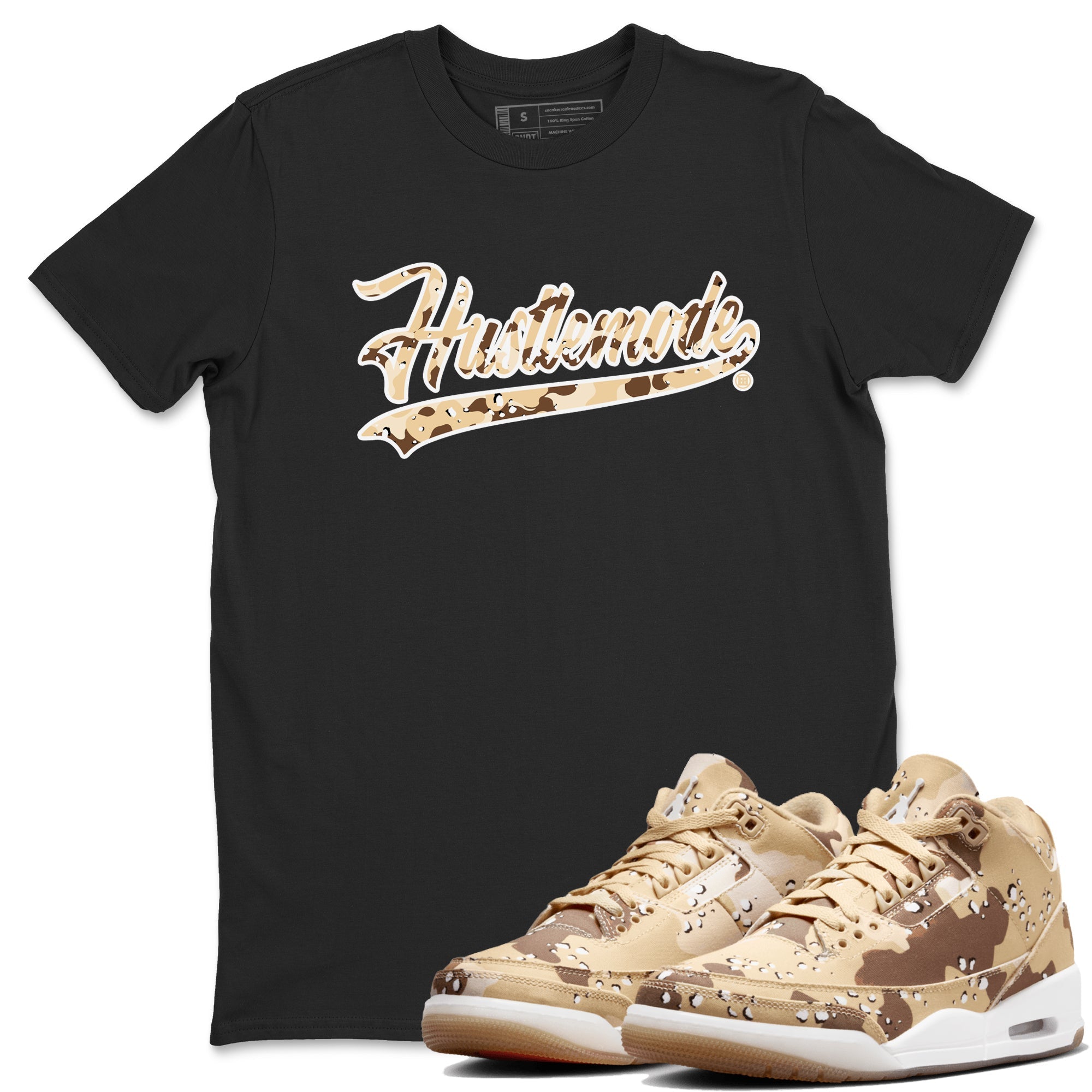 Hustle Mode snkmatch Tees - Air Jordan 3 Desert Camo