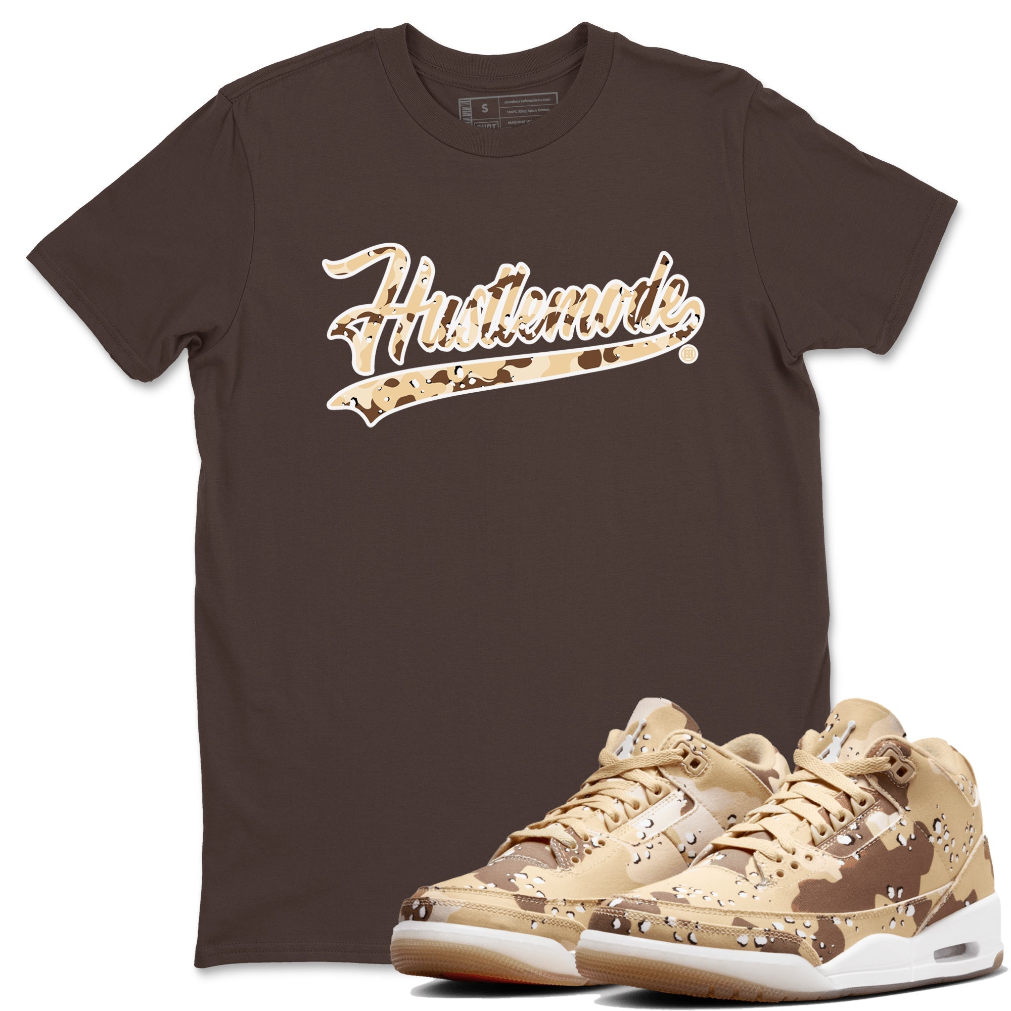Hustle Mode snkmatch Tees - Air Jordan 3 Desert Camo