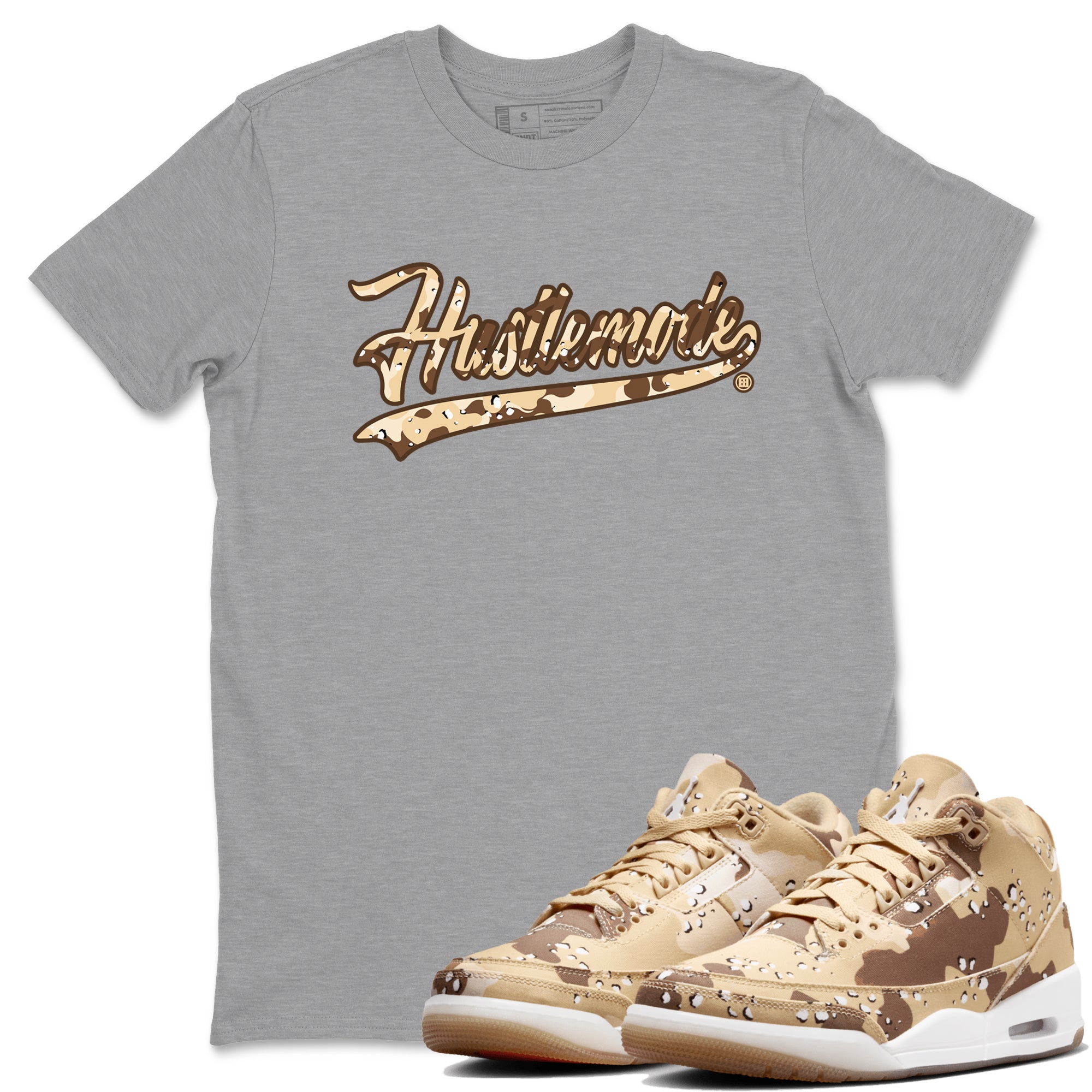 Hustle Mode snkmatch Tees - Air Jordan 3 Desert Camo