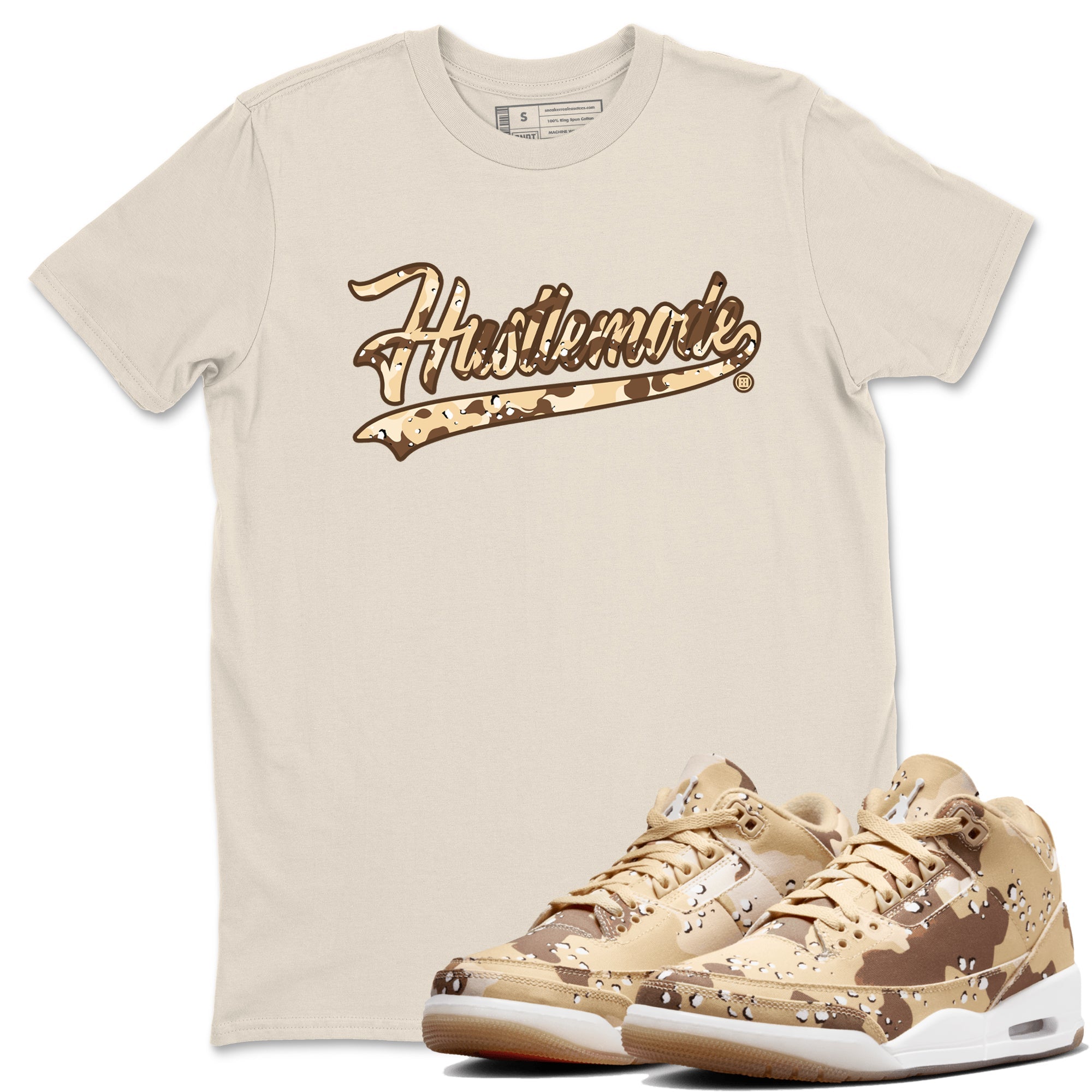 Hustle Mode snkmatch Tees - Air Jordan 3 Desert Camo