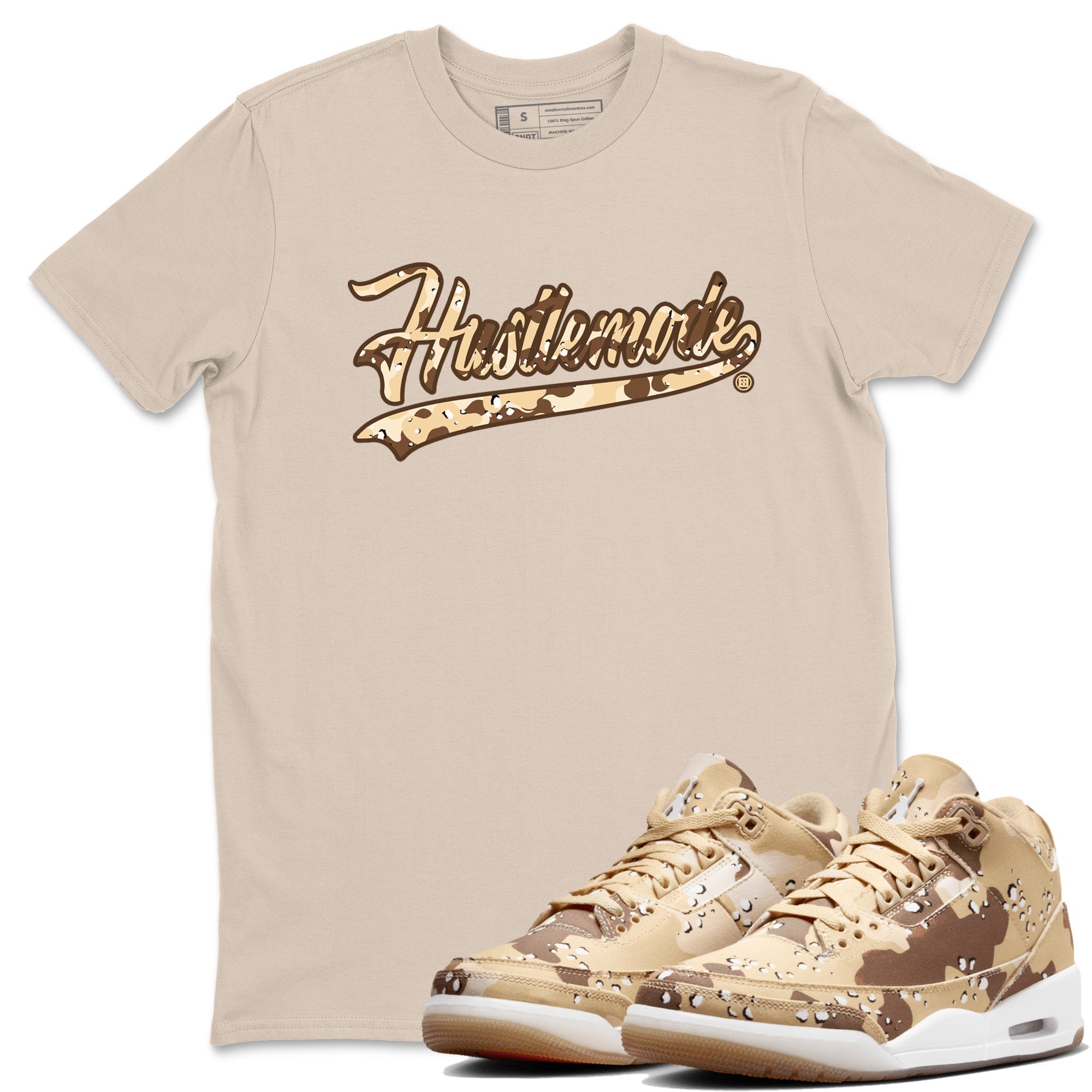 Hustle Mode snkmatch Tees - Air Jordan 3 Desert Camo