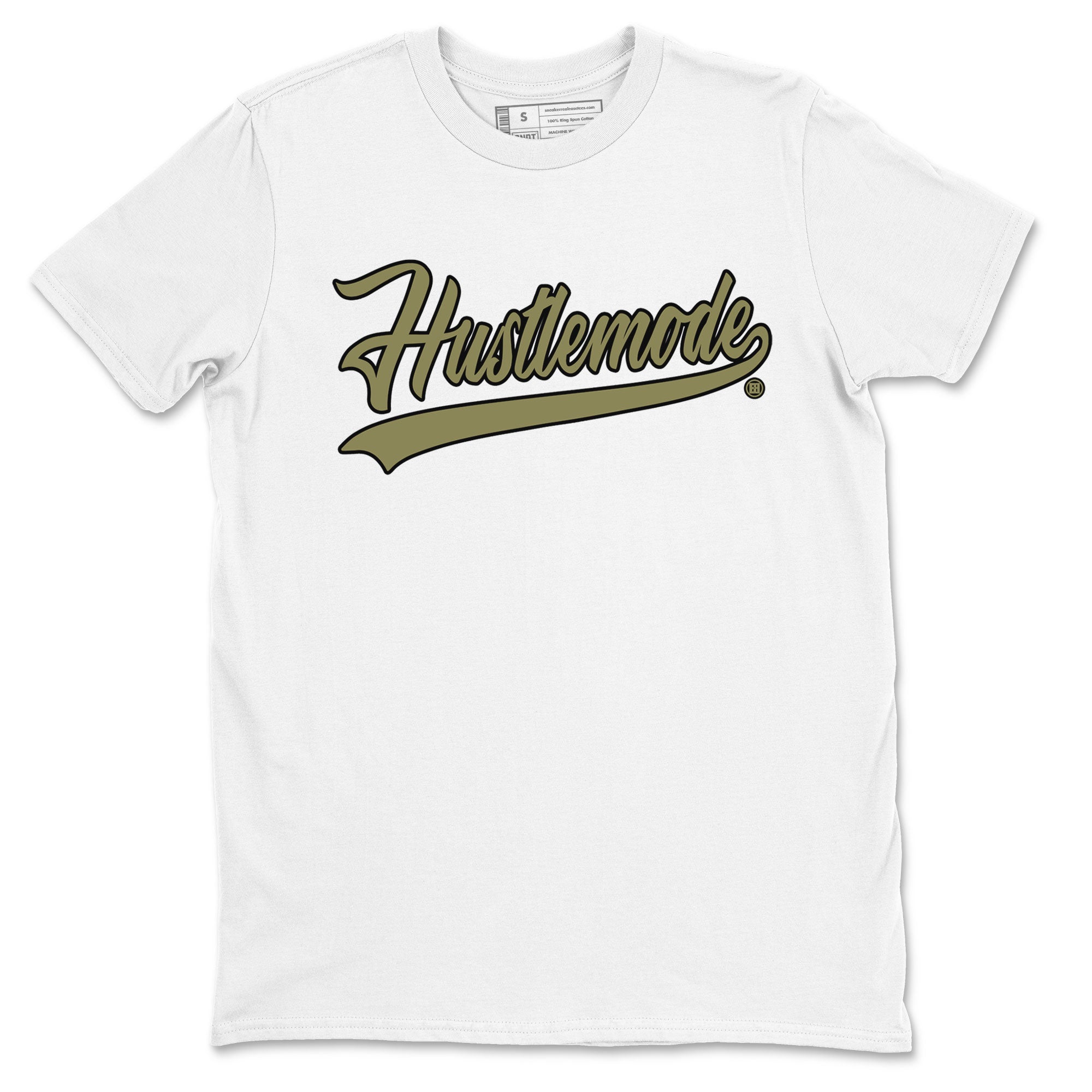 Hustle Mode snkmatch Tee - Air Jordan 4 Medium Olive