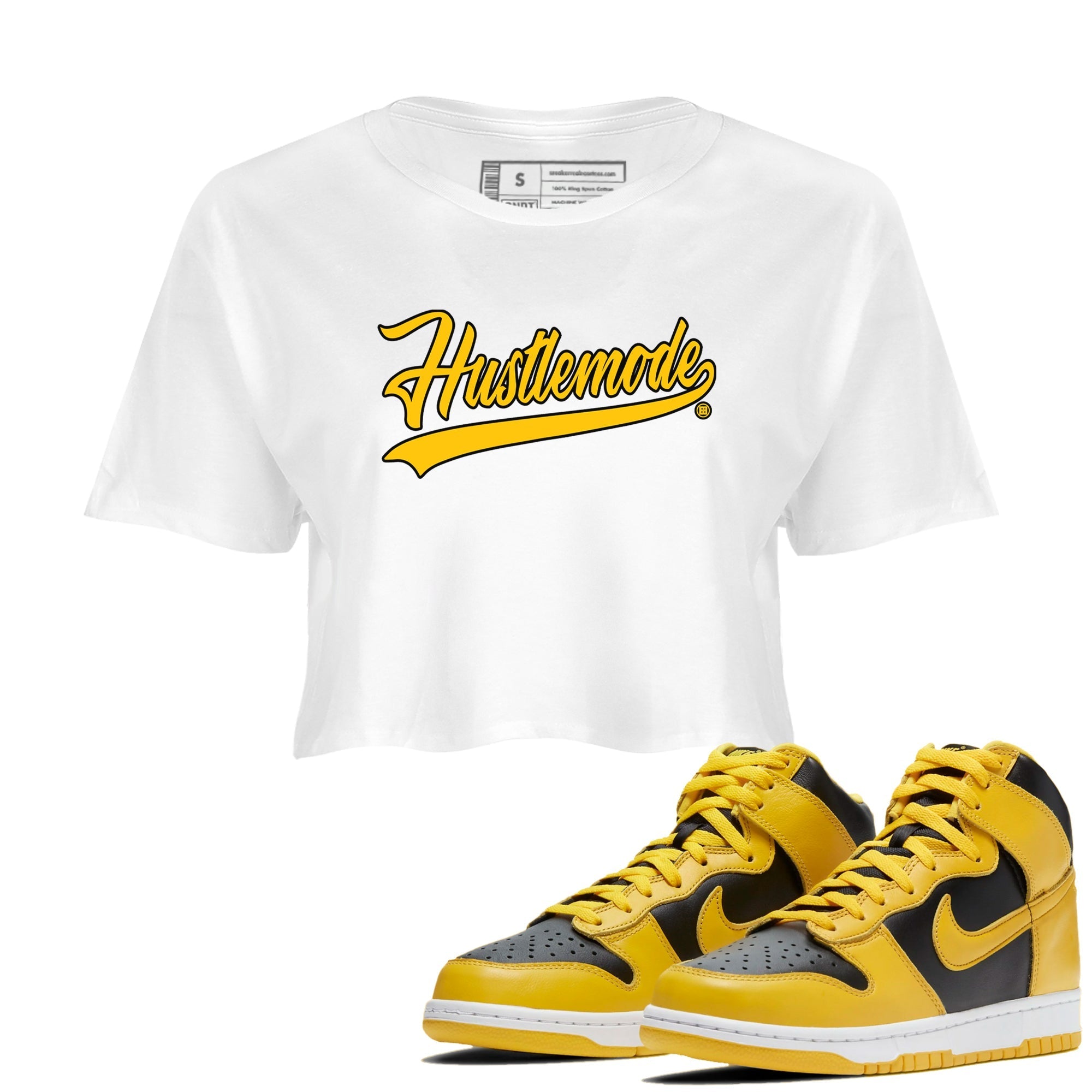 Hustle Mode snkmatch Women's Top - Dunk High Pollen