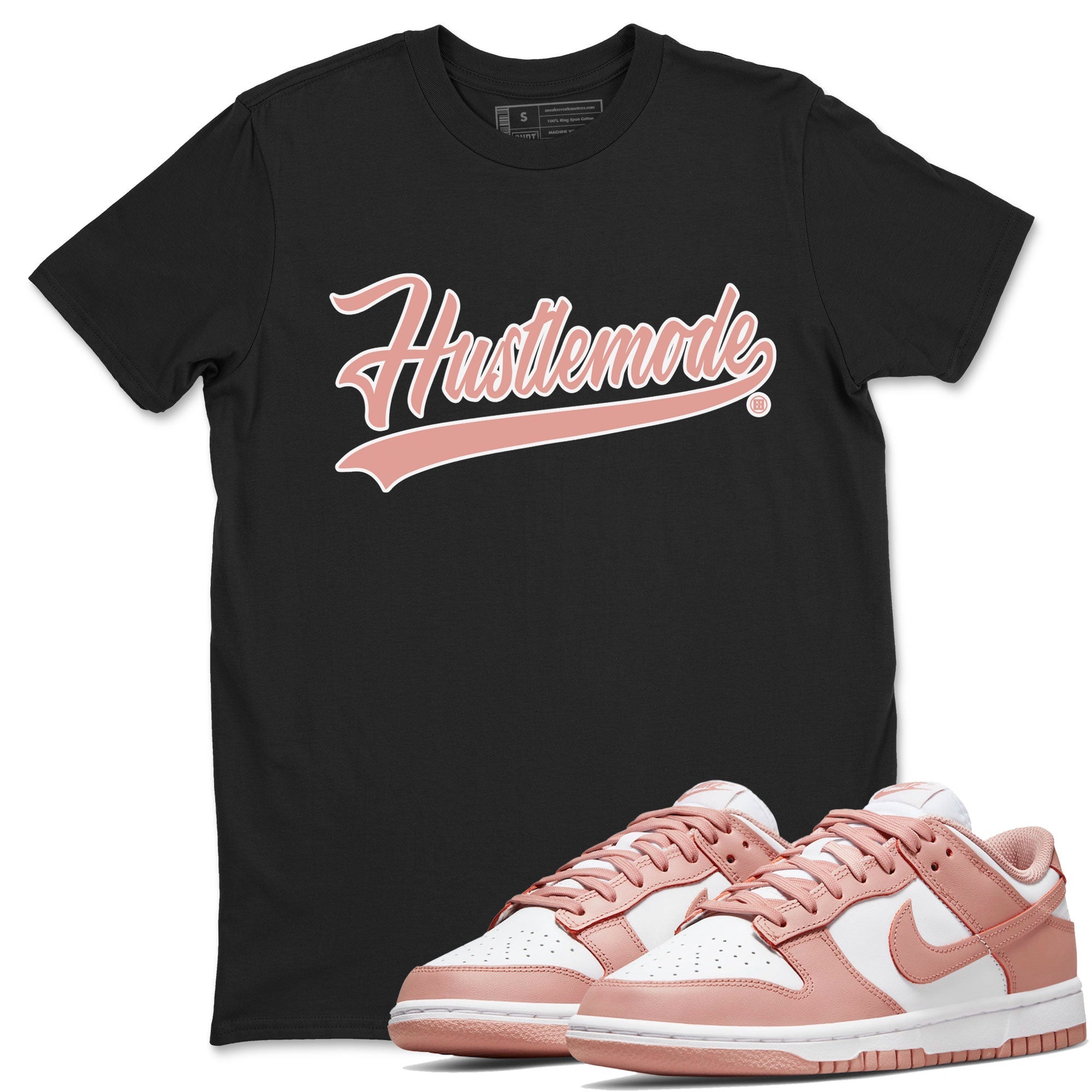 Hustle Mode snkmatch Tee - Dunk Rose Whisper