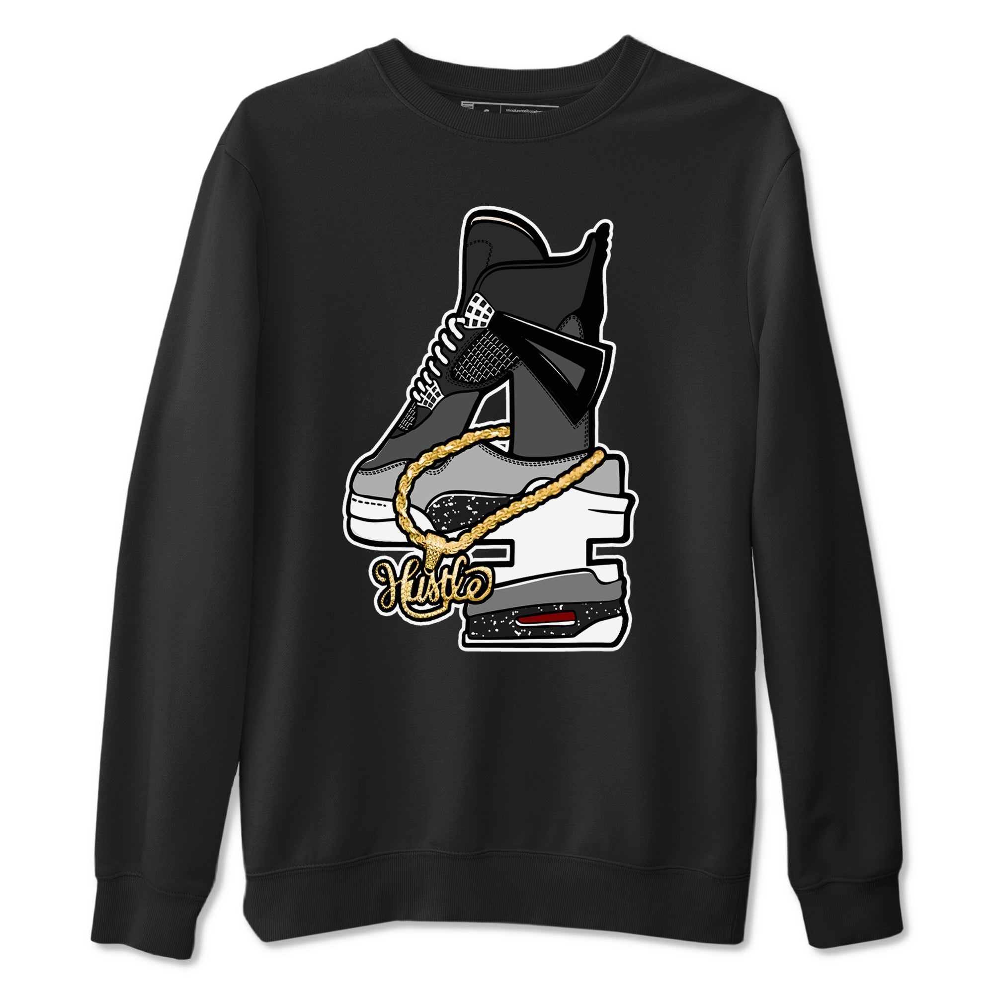 Hustle Number 4 snkmatch Tees - Air Jordan 4 Fear
