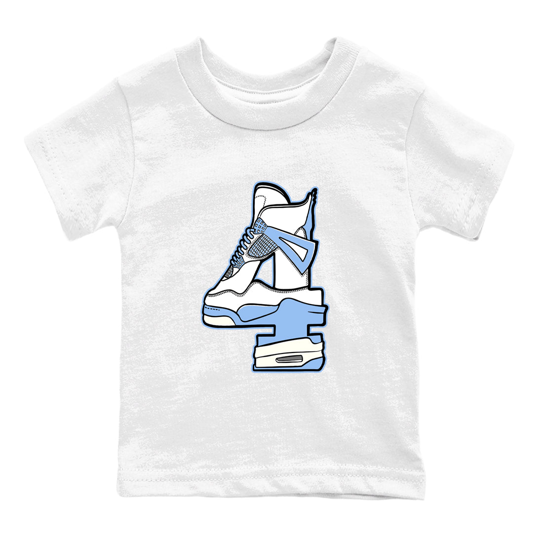 Hustle Number 4 snkmatch Tees Kids - Air Jordan 4 Forget Me Not