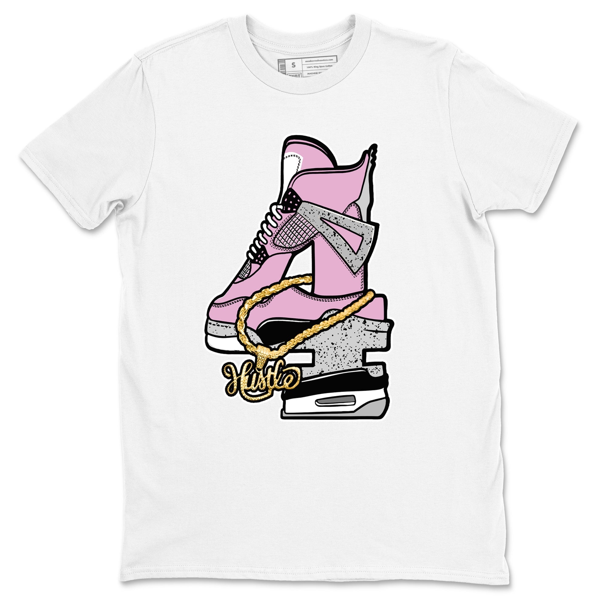 Hustle Number 4 snkmatch Tees - Air Jordan 4 Orchid
