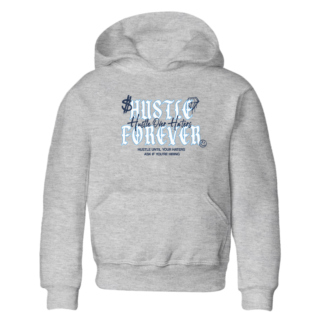 Hustle Over Haters snkmatch Tees Kids - Air Jordan 1 Obsidian
