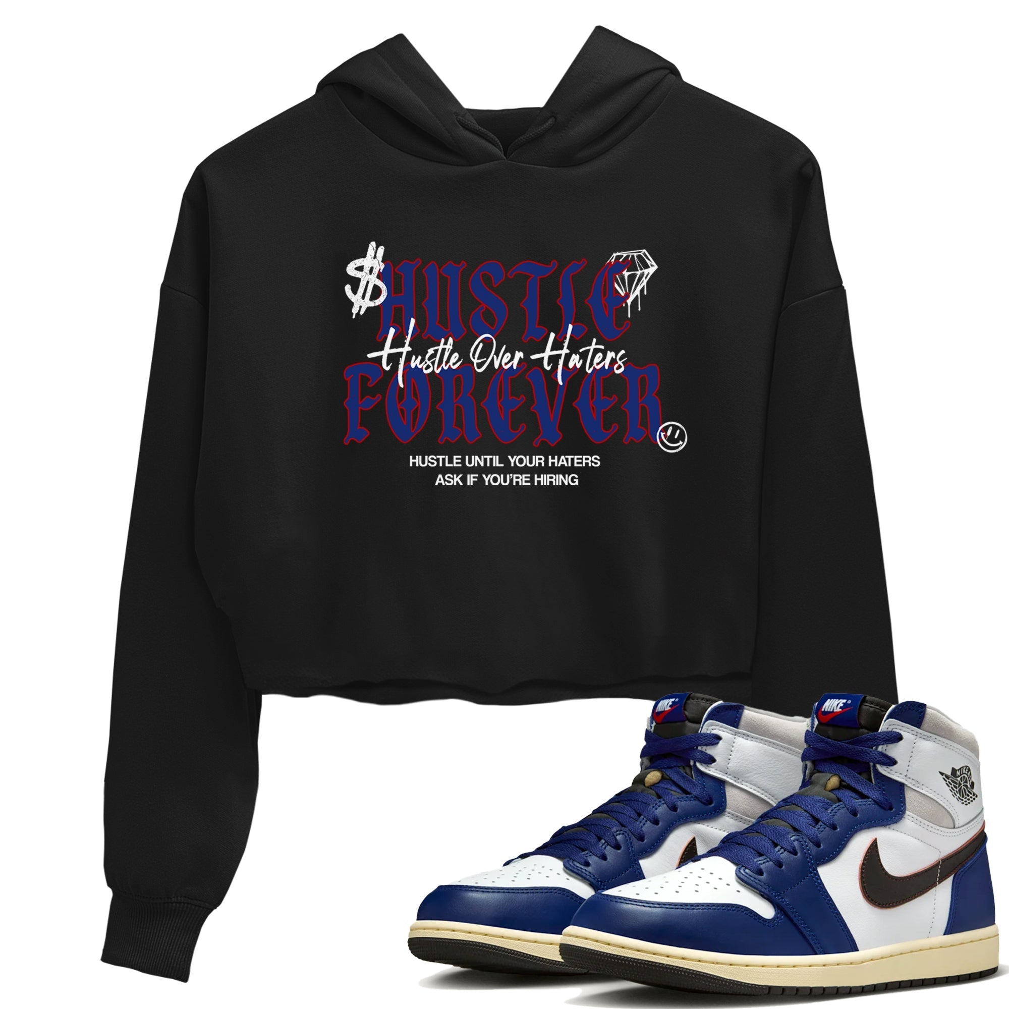 Hustle Over Haters snkmatch Women's Top - Air Jordan 1 Rare Air