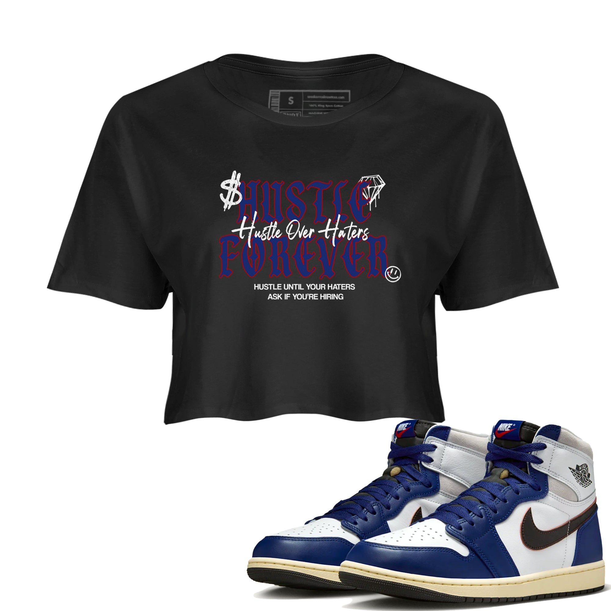 Hustle Over Haters snkmatch Women's Top - Air Jordan 1 Rare Air