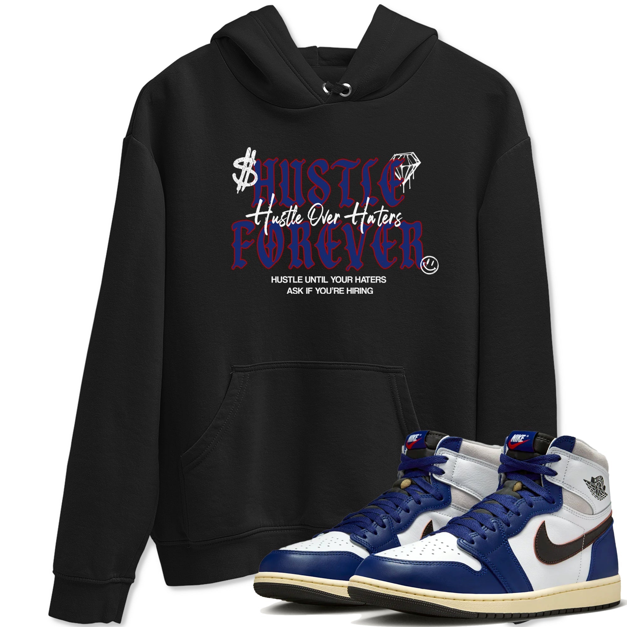 Hustle Over Haters snkmatch Tees - Air Jordan 1 Rare Air