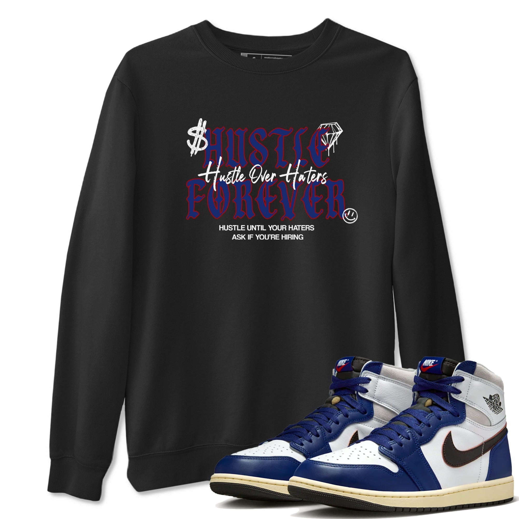 Hustle Over Haters snkmatch Tees - Air Jordan 1 Rare Air