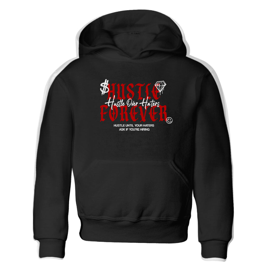 Hustle Over Haters snkmatch Tees Kids - Air Jordan 11 Bred
