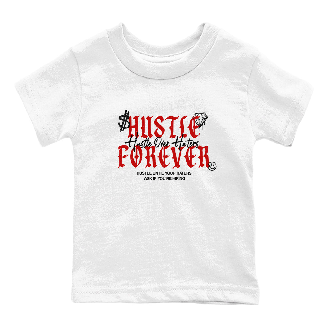 Hustle Over Haters snkmatch Tees Kids - Air Jordan 11 Bred