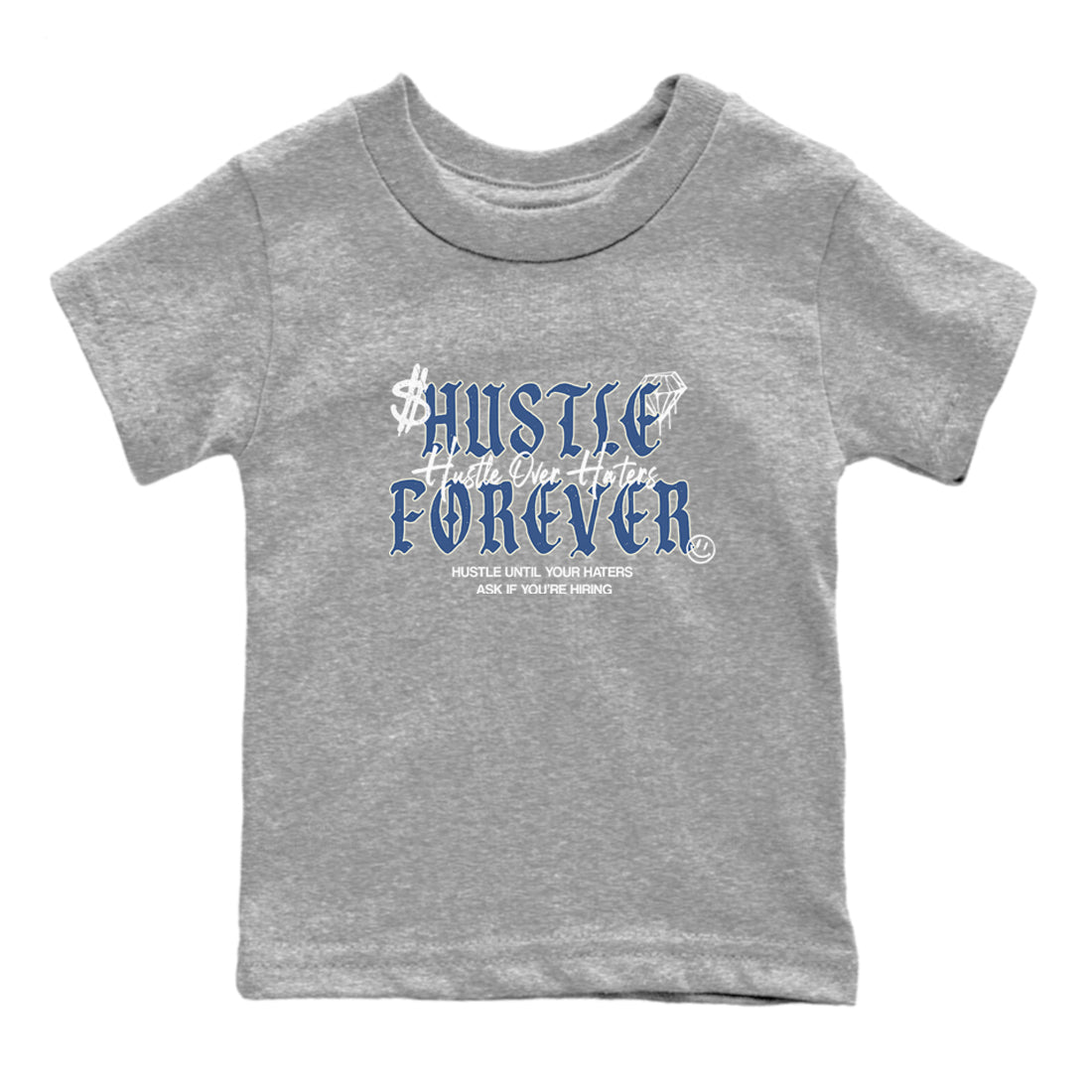 Hustle Over Haters snkmatch Tees Kids - Air Jordan 3 A Ma Maniere x Diffused Blue