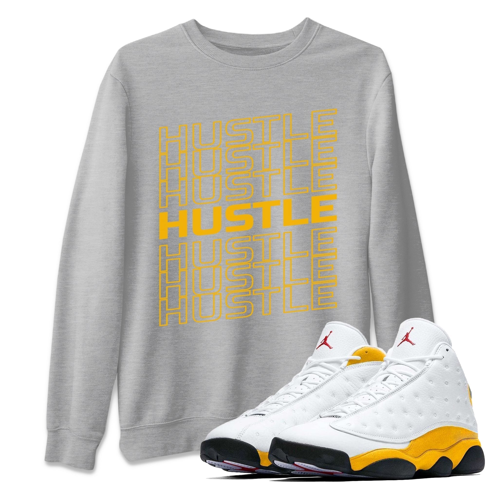 Hustle Typo Unisex Tops - Air Jordan 13 Del Sol