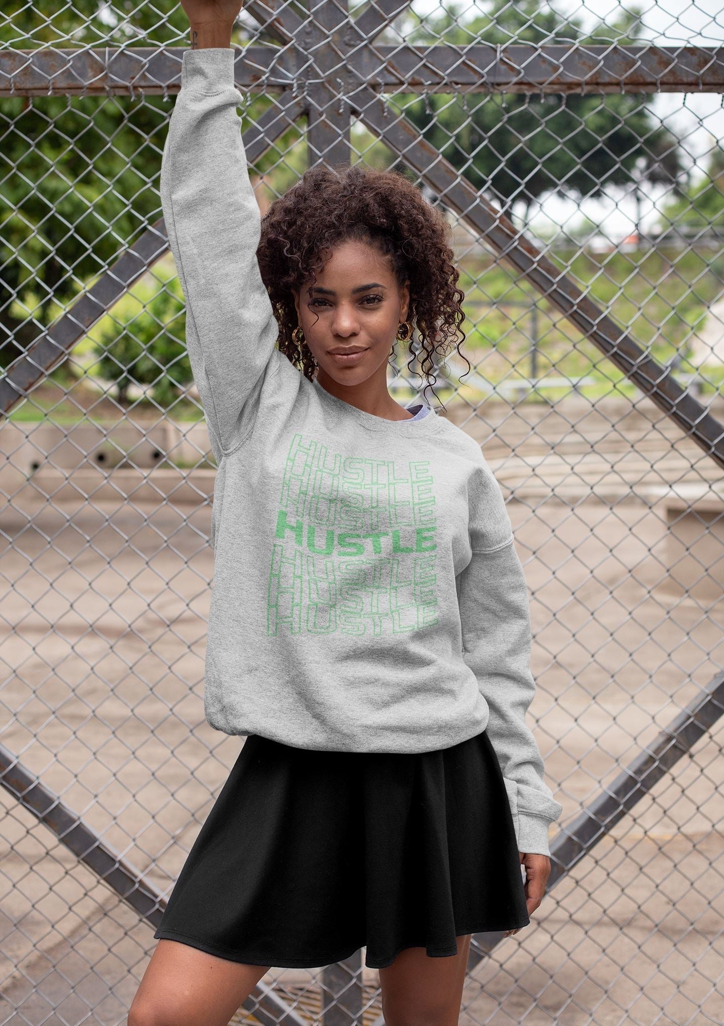 Hustle Typo Unisex Tops - Air Jordan 6 Mint Foam
