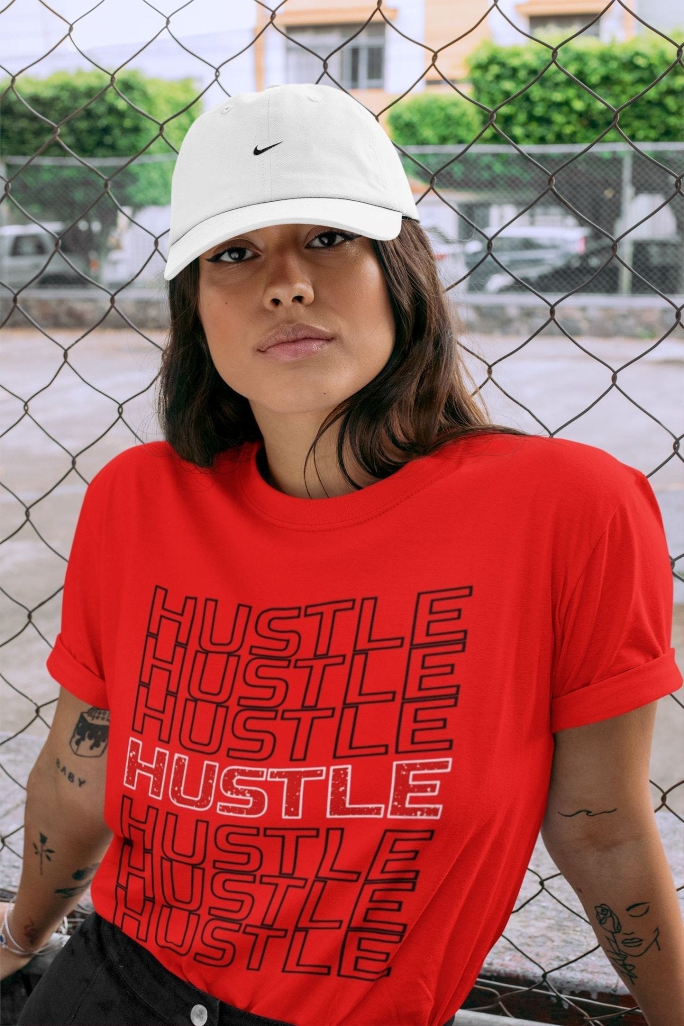 Hustle Typo Unisex Tops - Air Jordan 6 Red Velvet Cookies